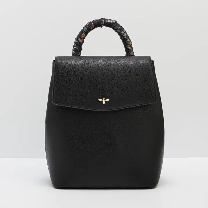 bee backpack vegan leather Rita Nylon Mini Black while the Velcro patch area accommodates your TagMe badge La terre vegan leather -