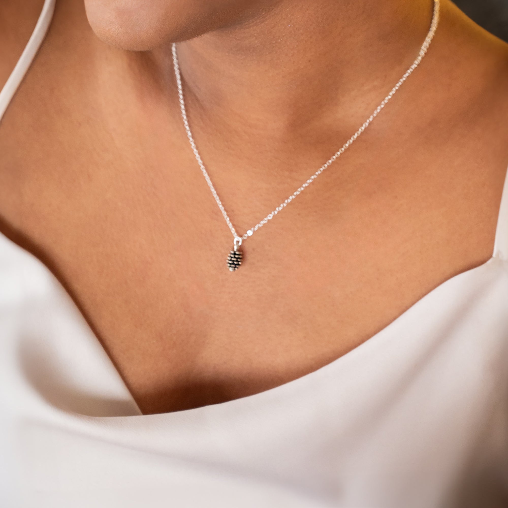 Mini Pine Cone Necklace