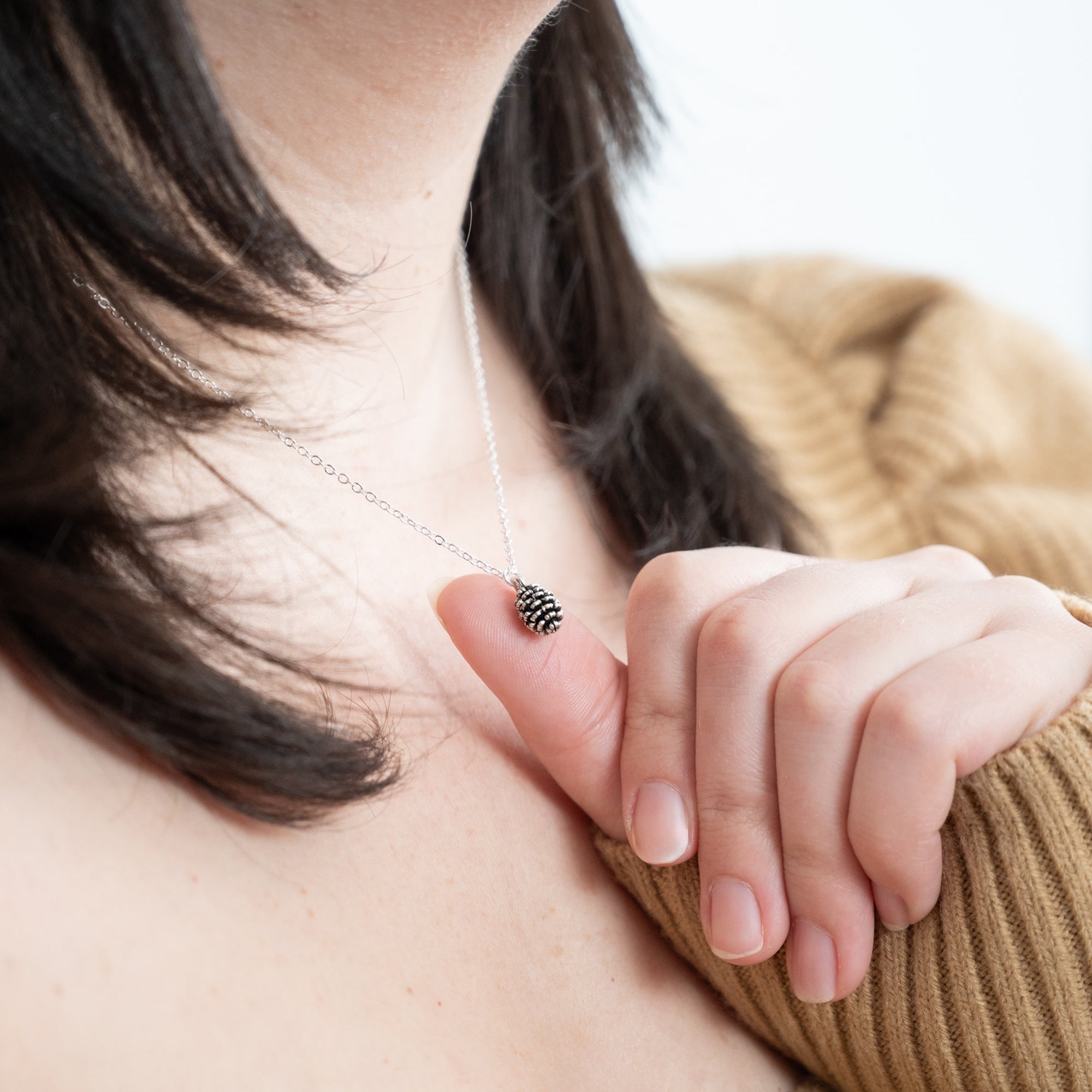 Pine Cone Necklace - Small