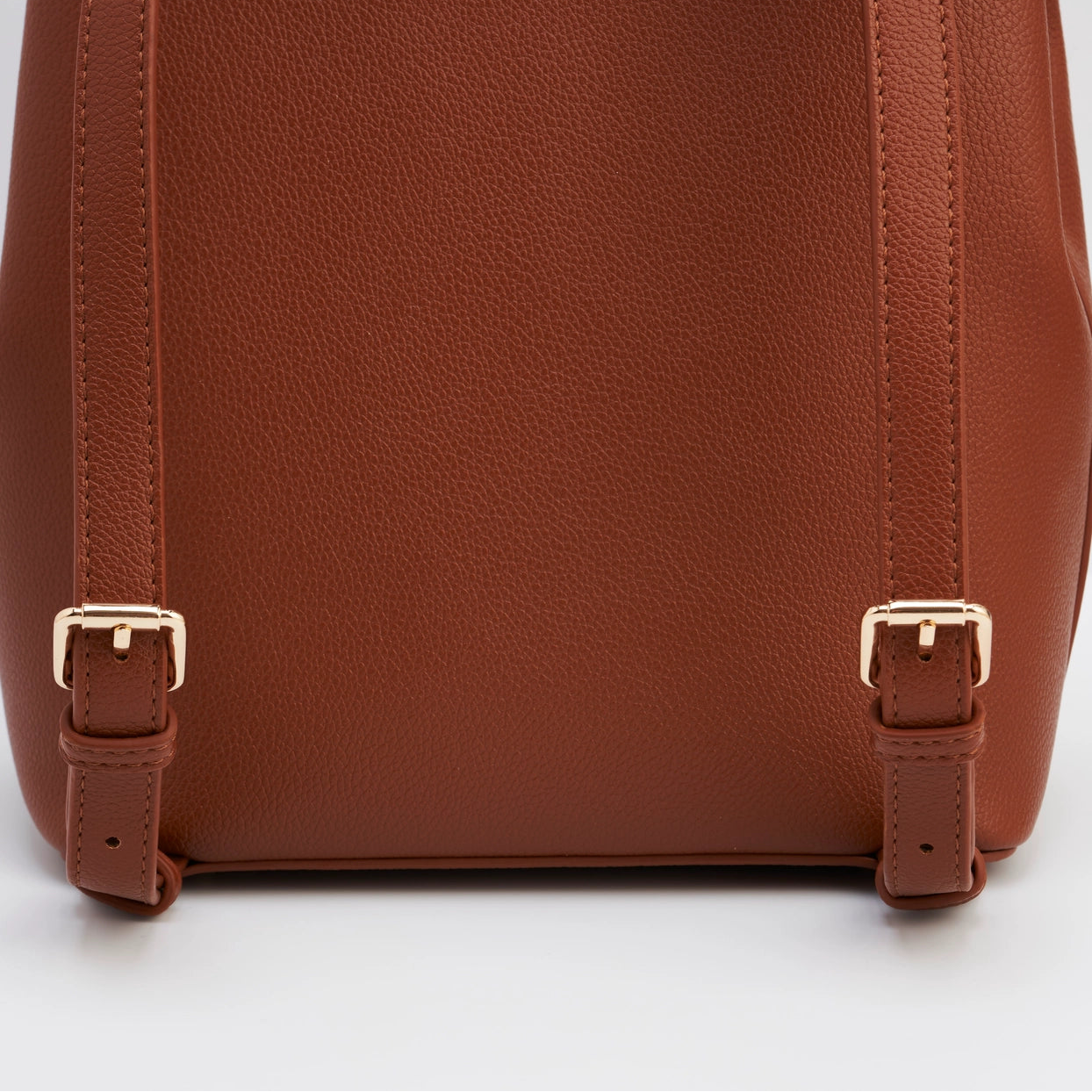 Tan Vegan Leather Backpack | Fable England