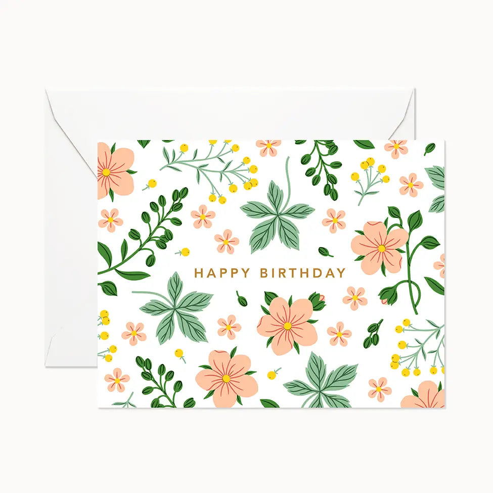 Happy Birthday Garden Greeting Card