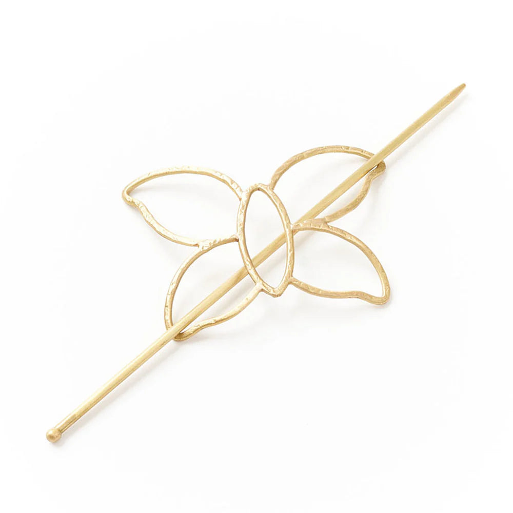 Gold Butterfly Hair Slide