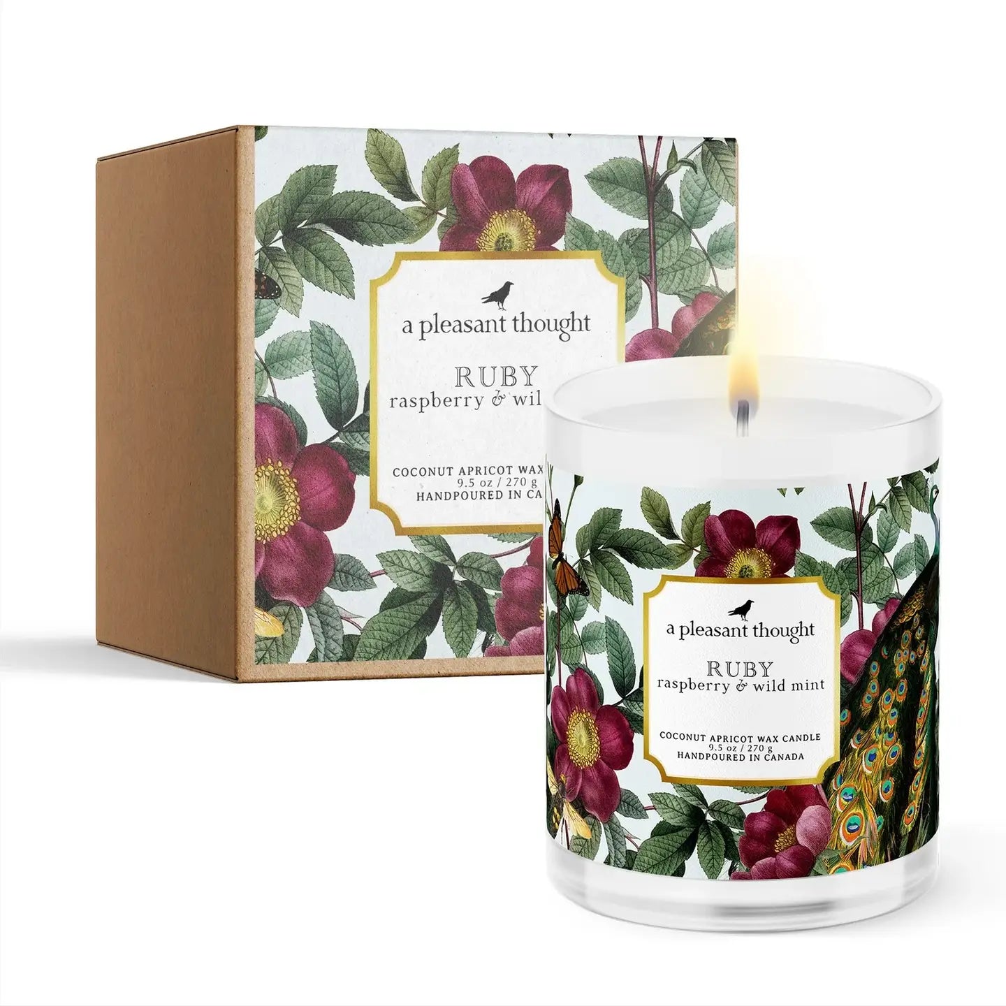 Ruby – Raspberry & Wild Mint Candle
