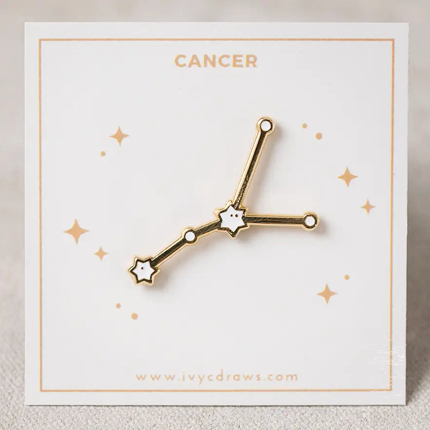 Zodiac Constellation Enamel Pin