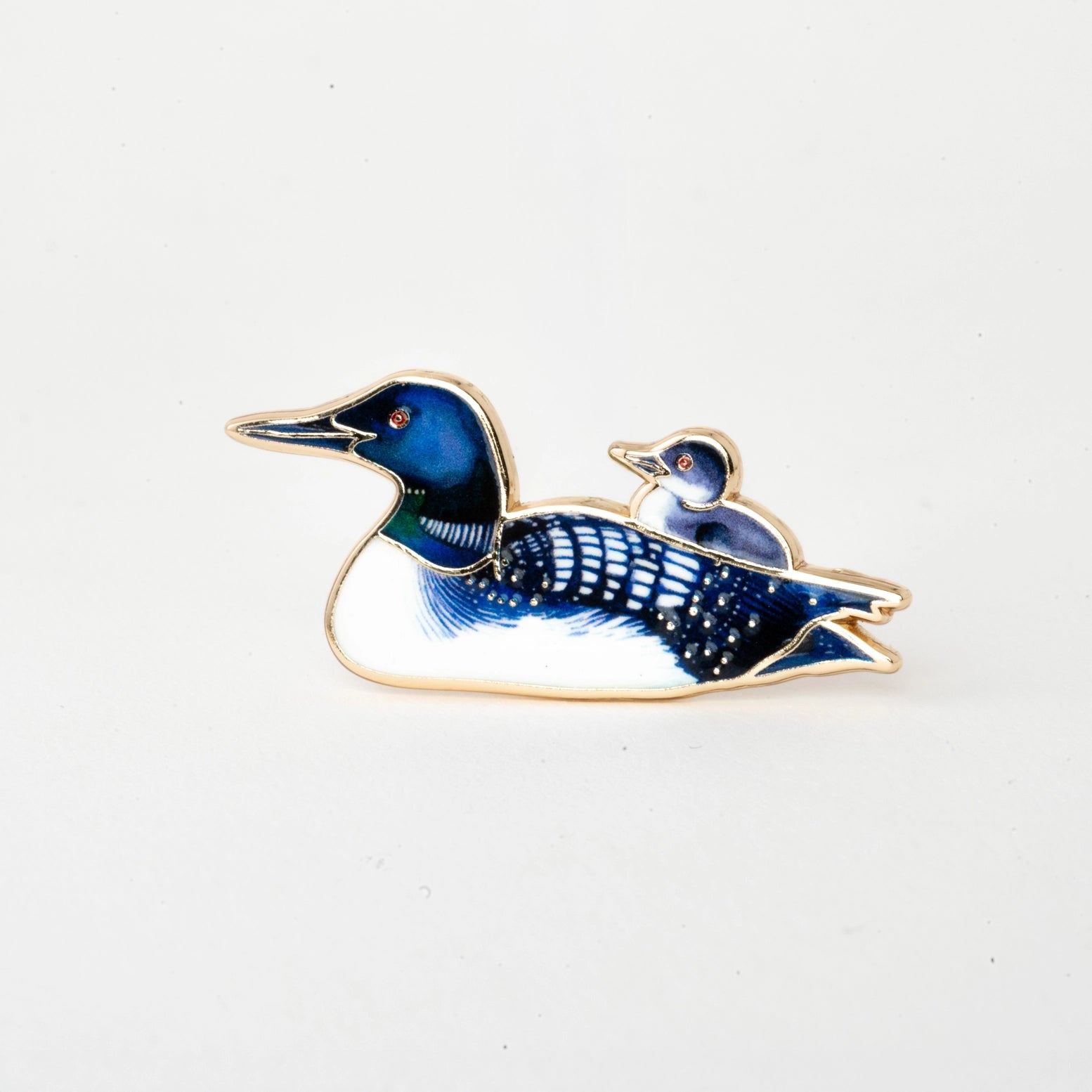 Loon Enamel Pin