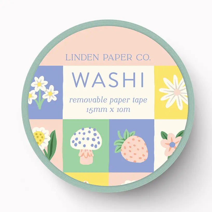 Petal Patchwork Washi Tape