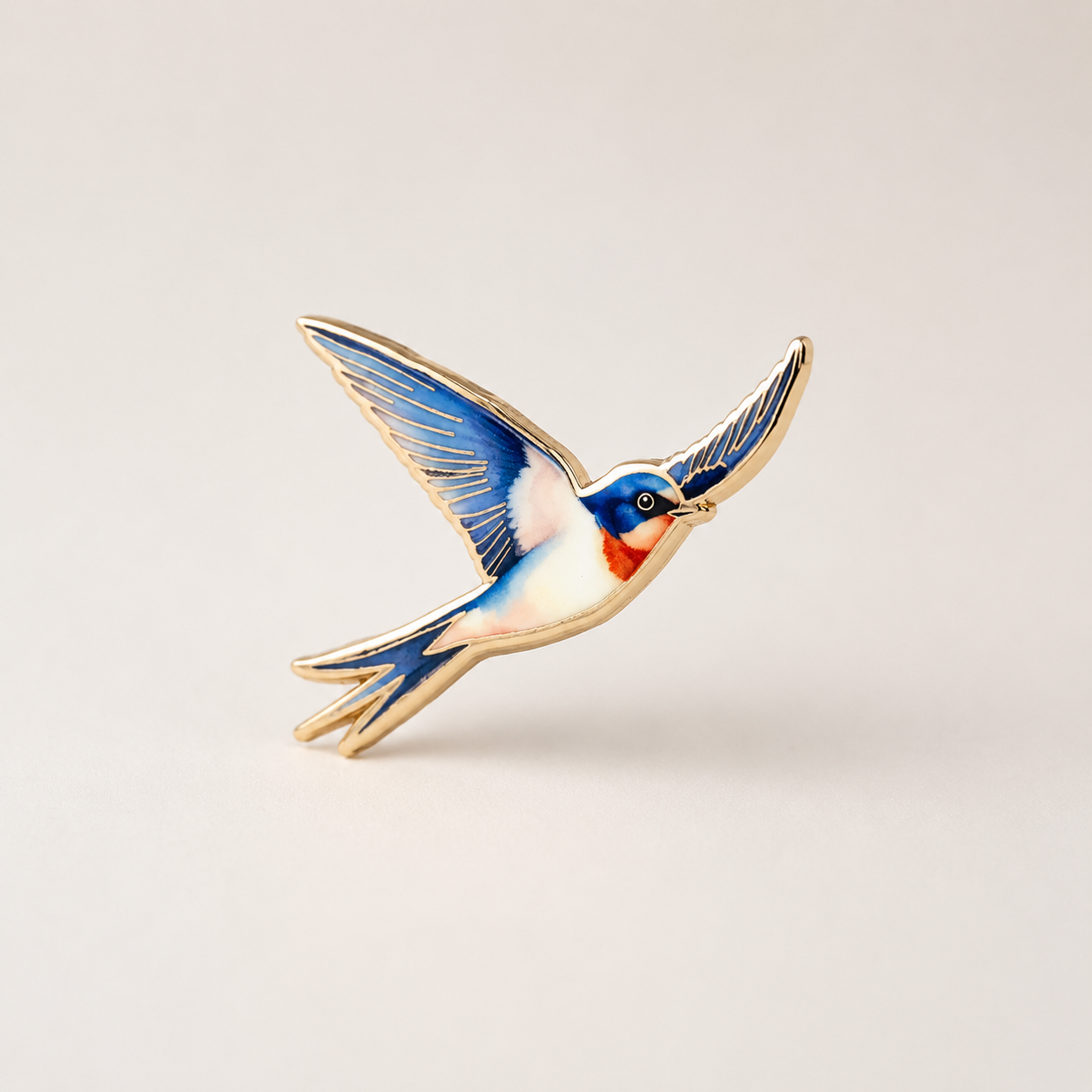 Swallow Enamel Pin