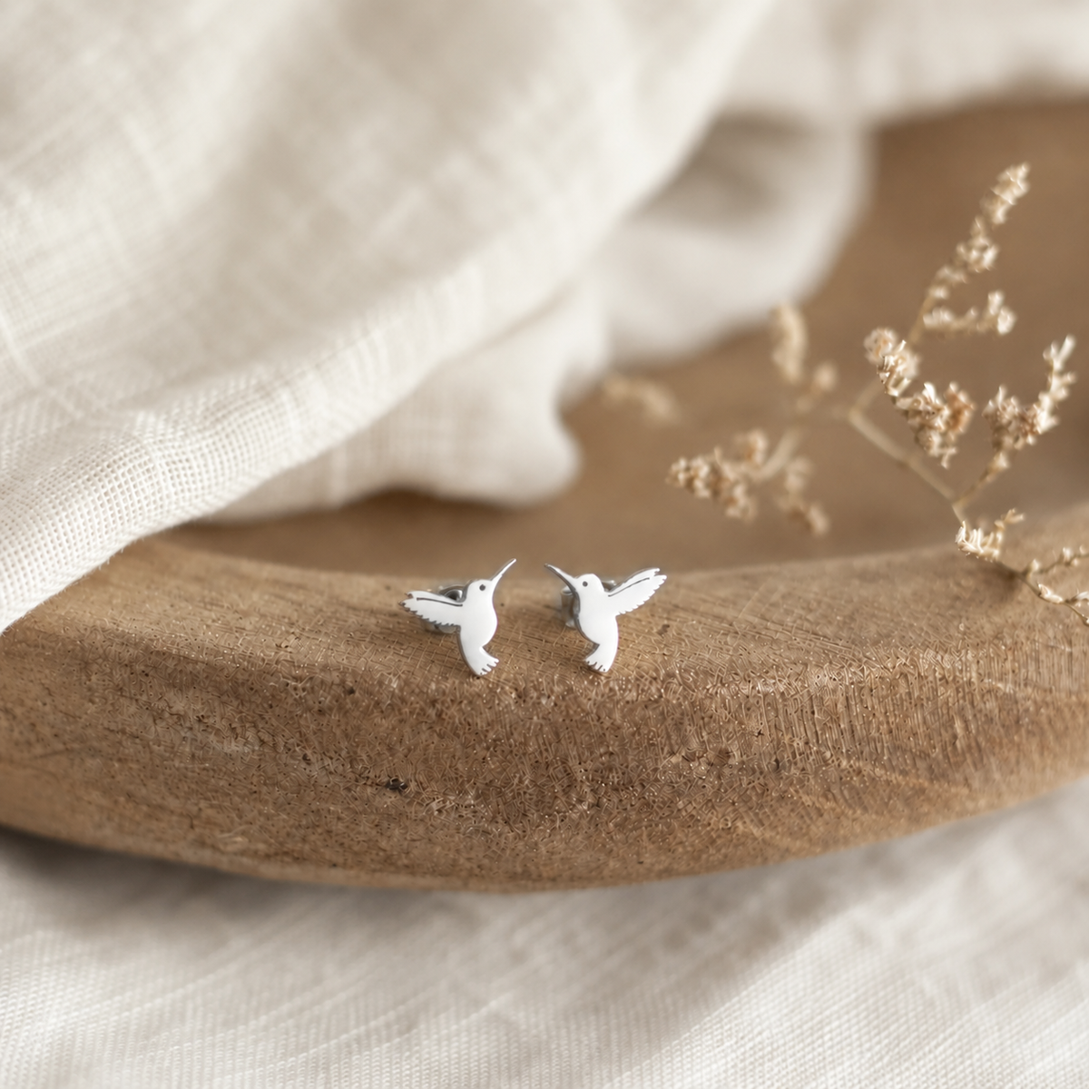 Mini Hummingbird Earrings