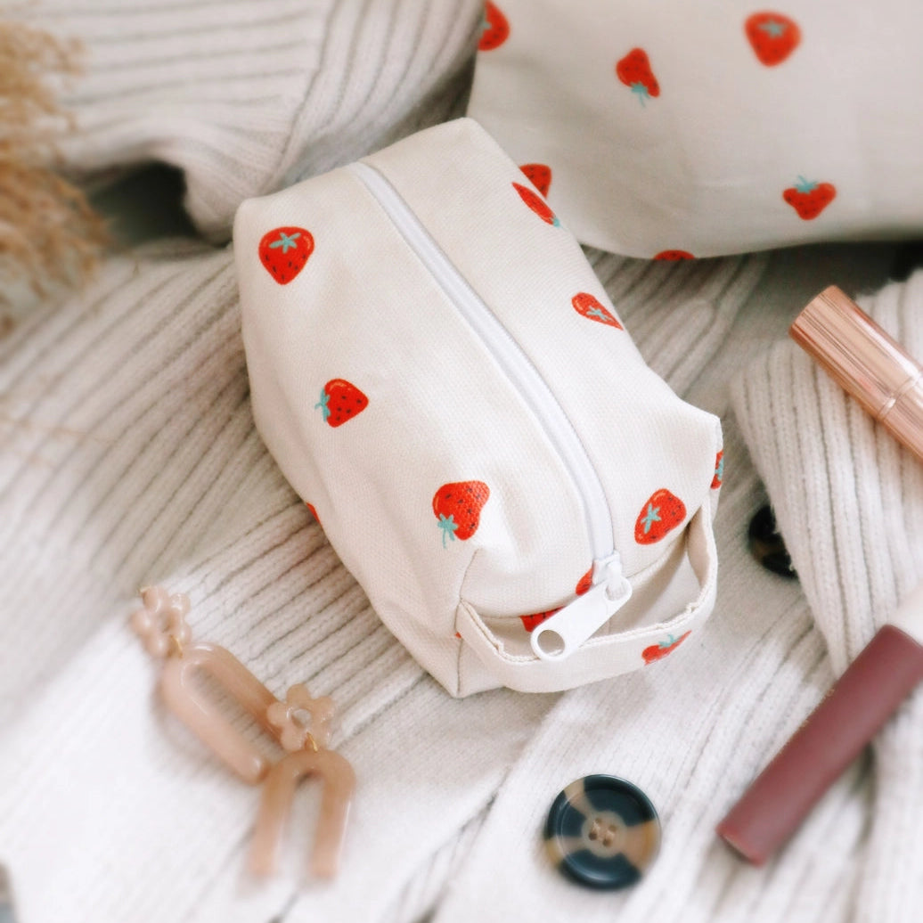 Strawberry Mini Makeup Pouch