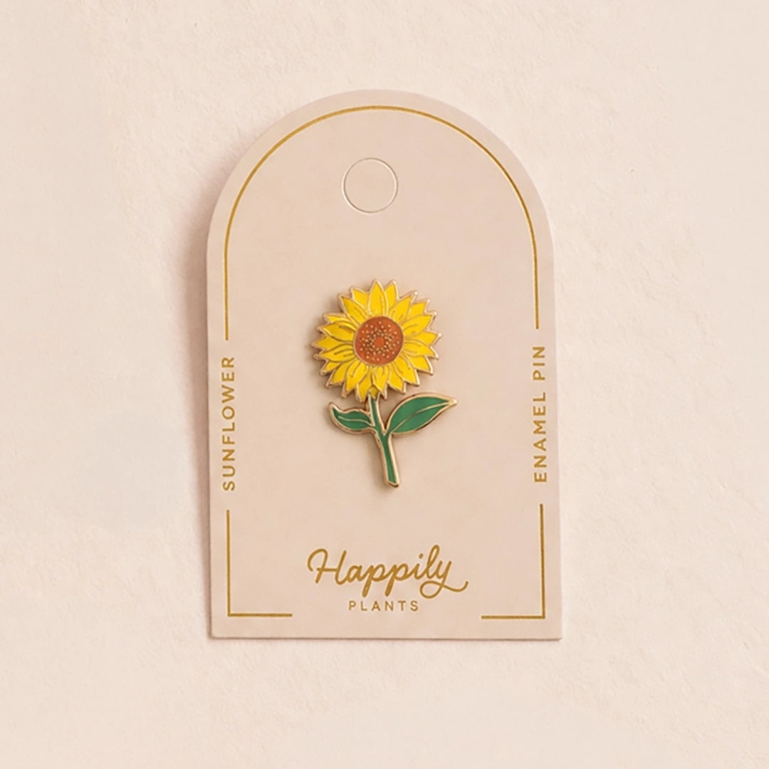 Sunflower Enamel Pin