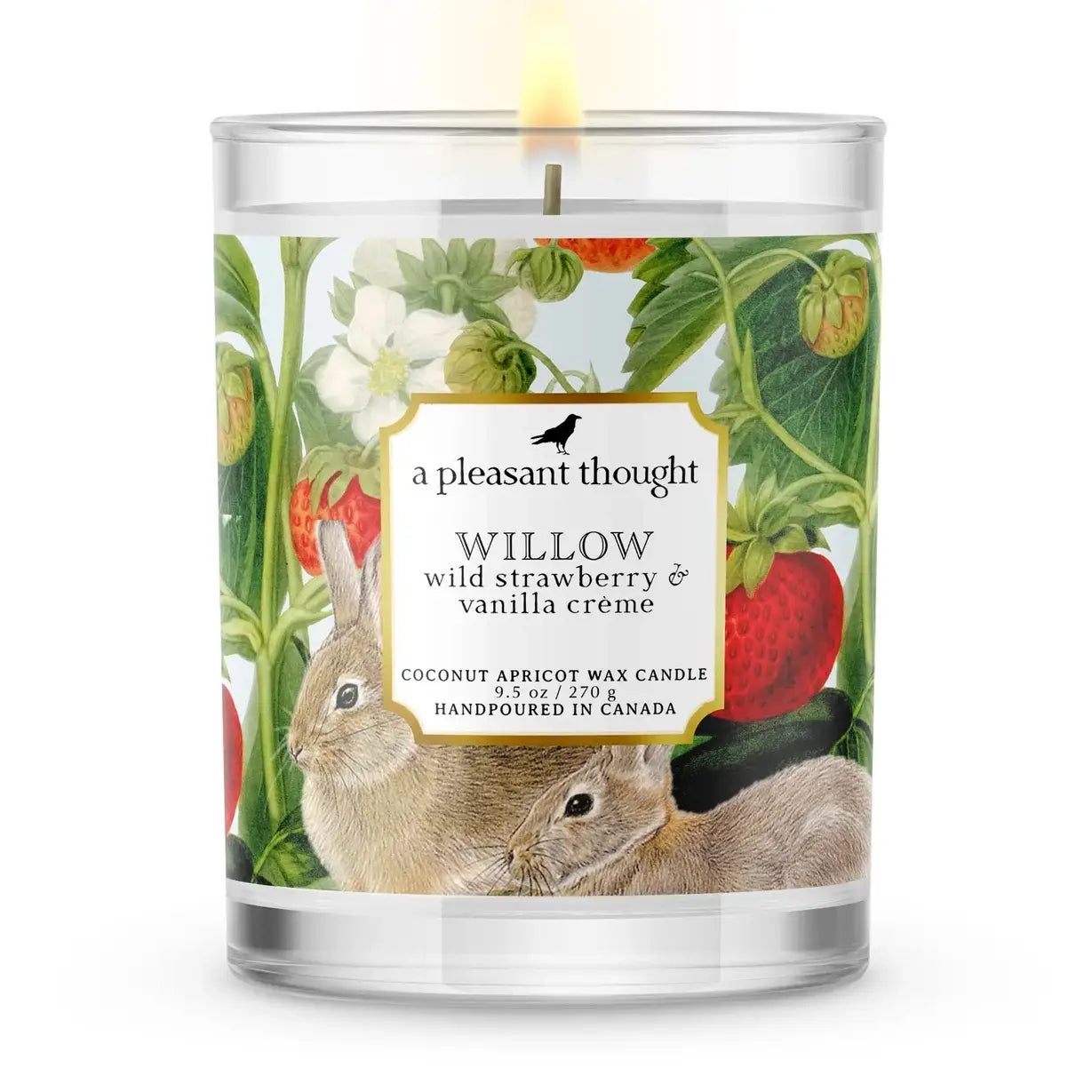 Willow – Wild Strawberry & Vanilla Crème Candle