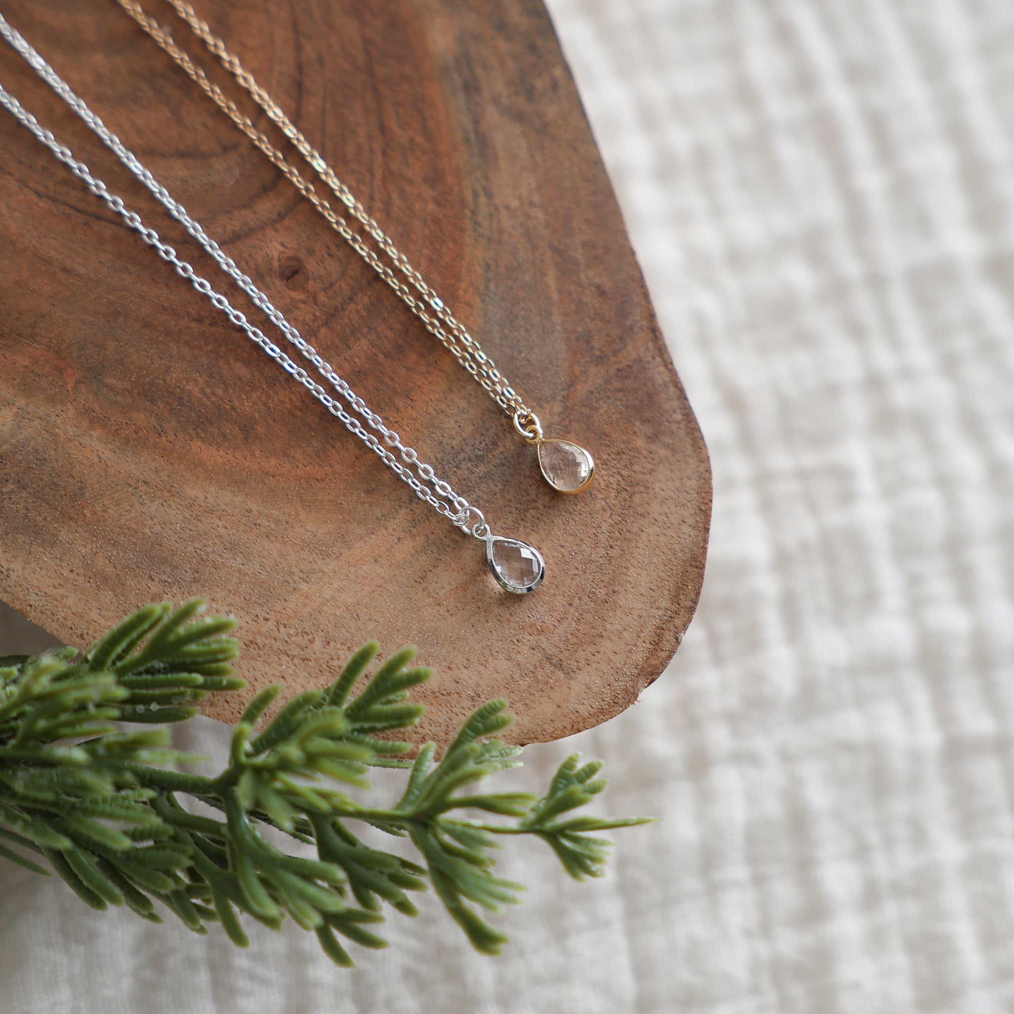 Crystal Drop Necklace