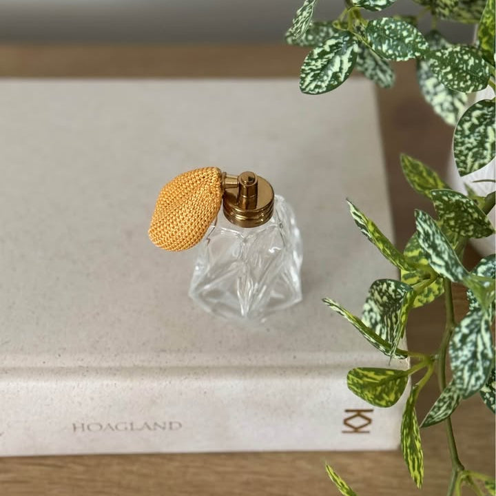 Vintage Cut Glass Perfume Bottle