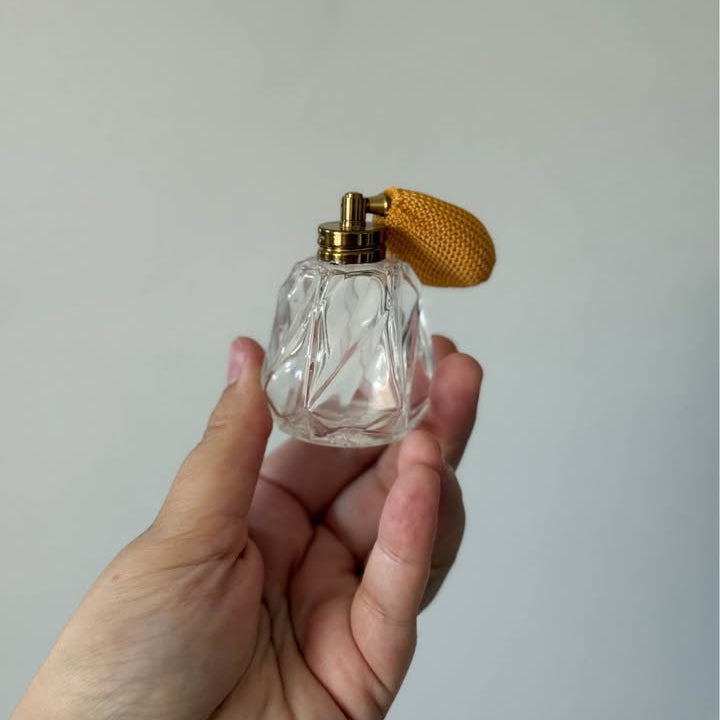 Vintage Cut Glass Perfume Bottle