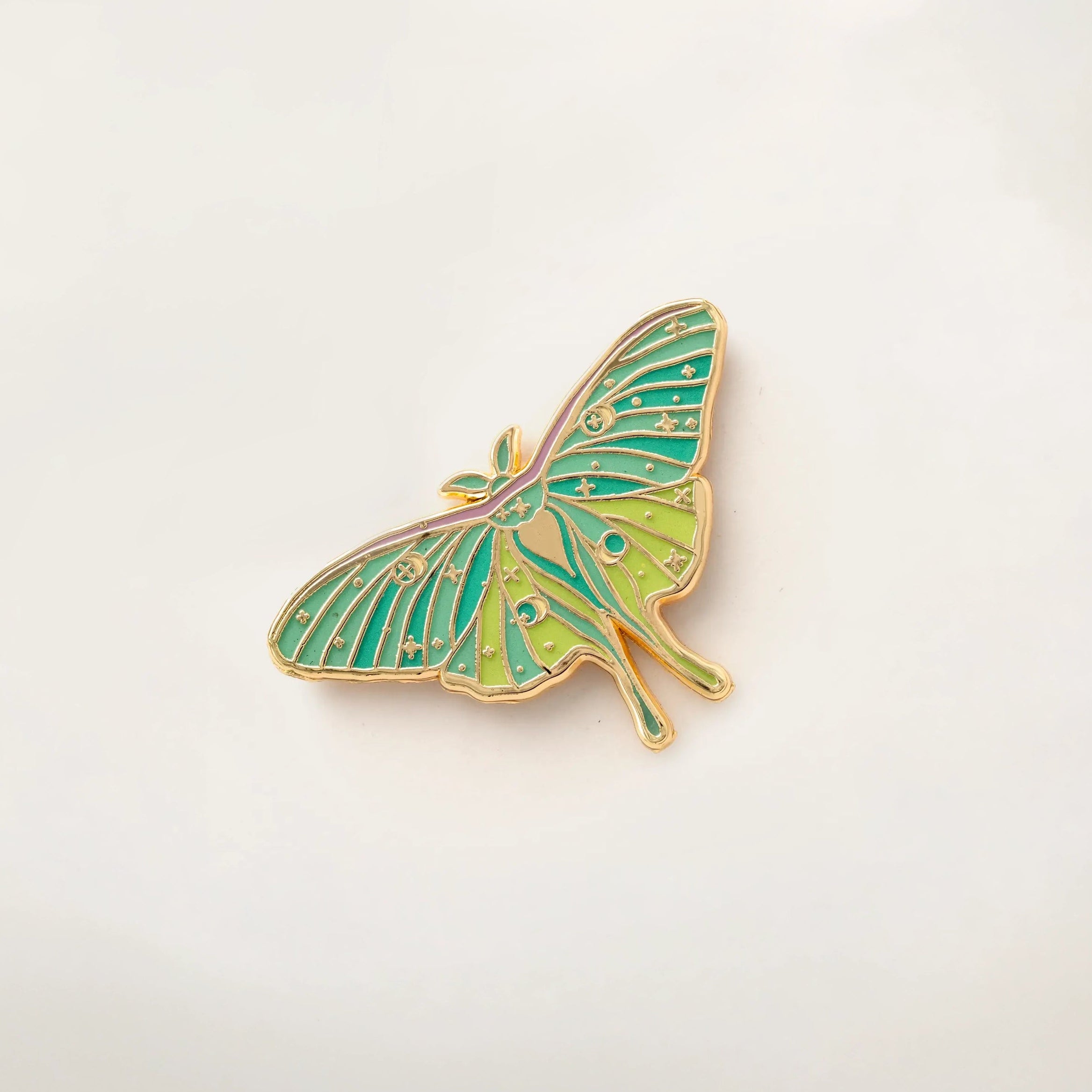 Luna Moth Enamel Pin