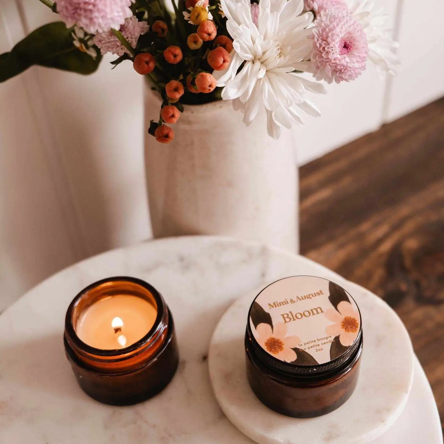 Mini Soy Wax Candle — Bloom