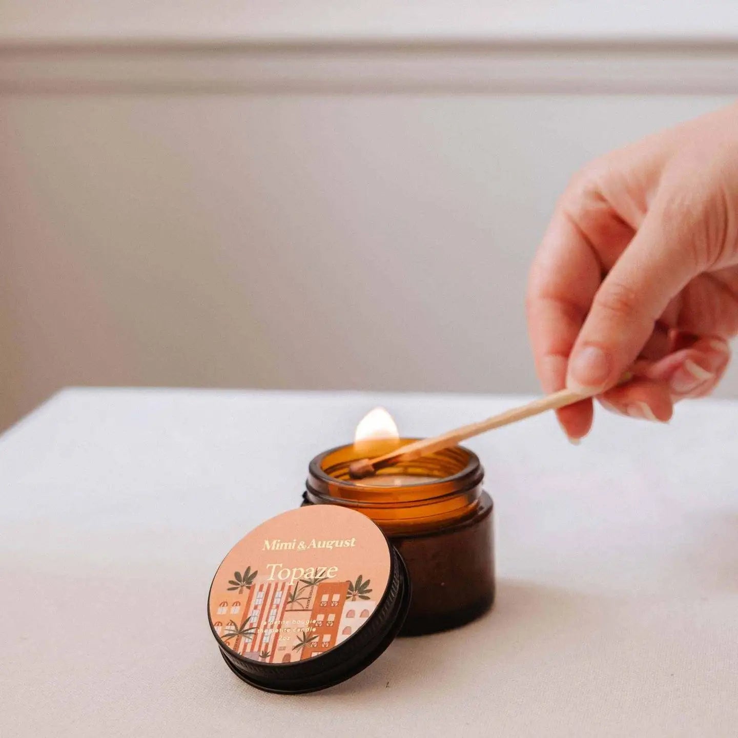 Mini Soy Wax Candle — Topaze