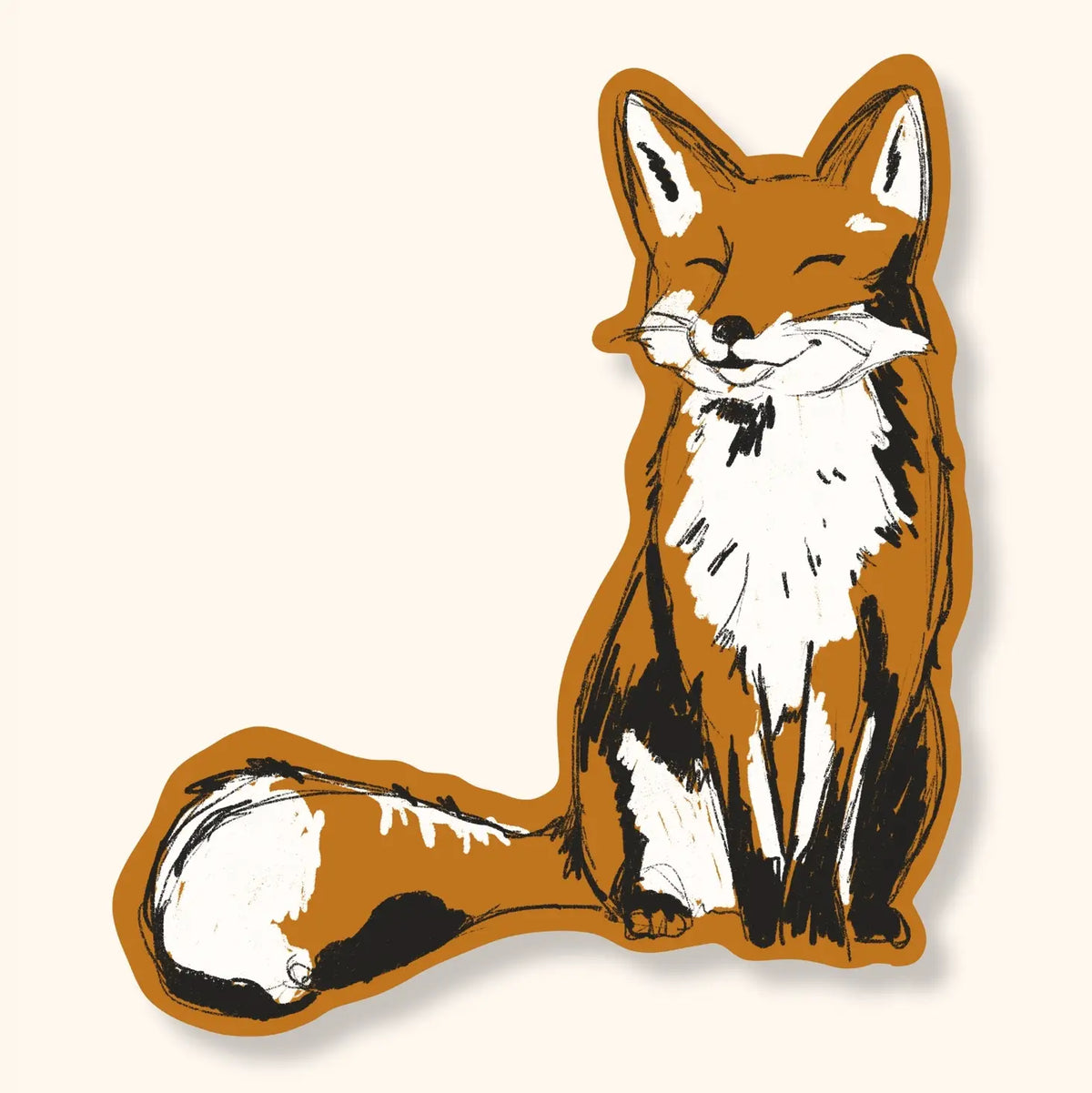 Fox Vinyl Sticker