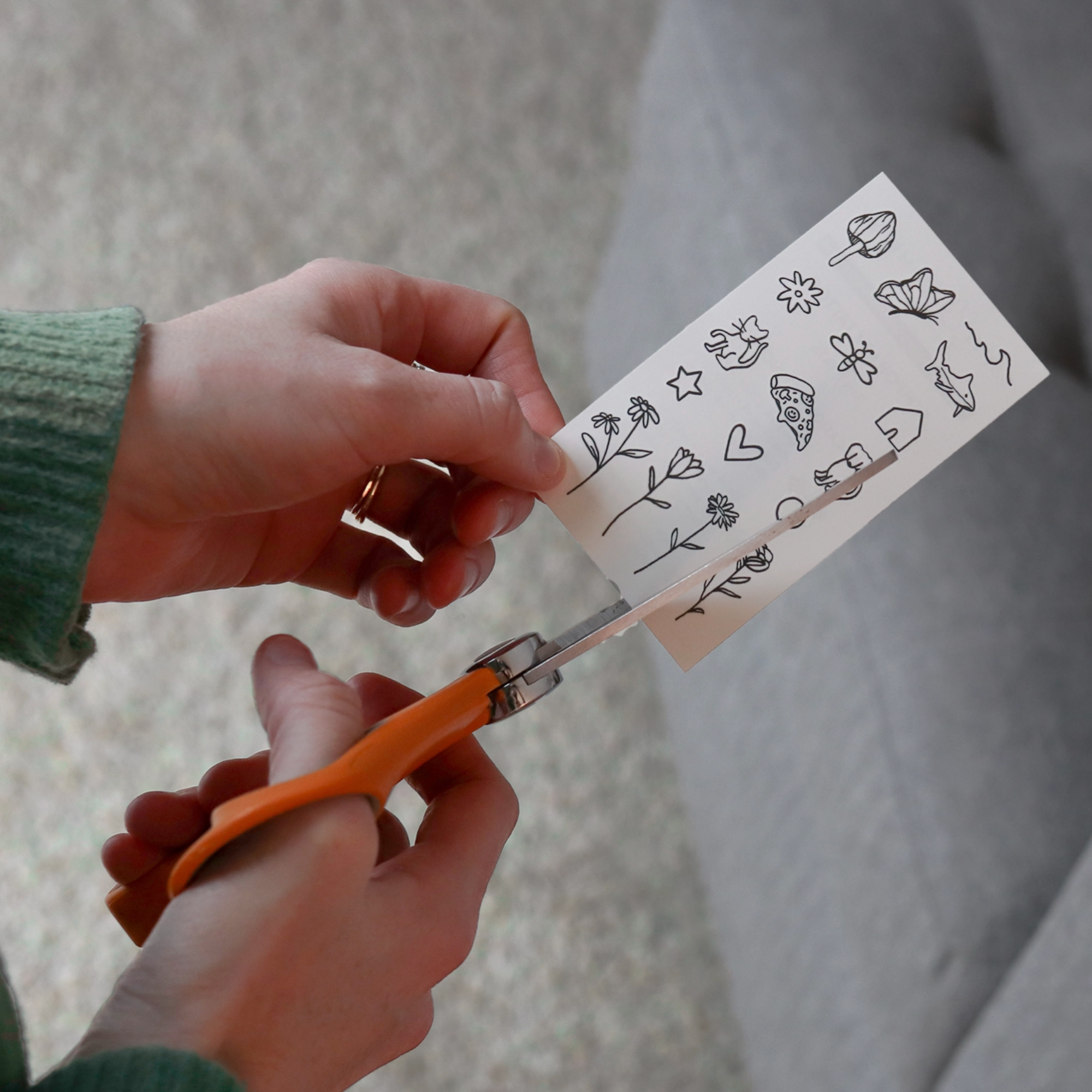 Tiny Temporary Tattoos