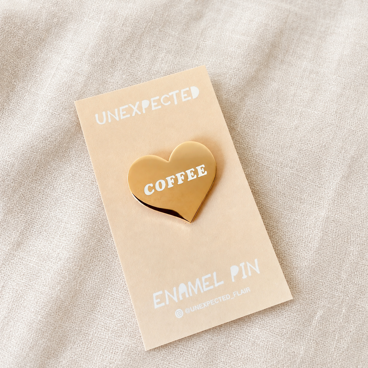 Coffee Heart Pin