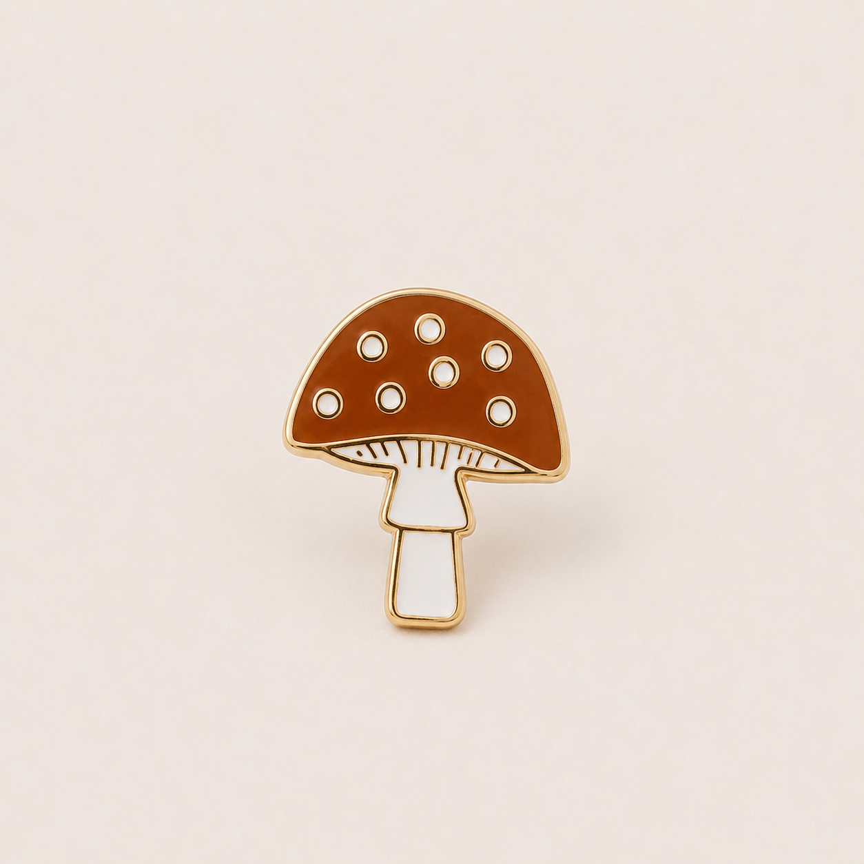 Mushroom Enamel Pin