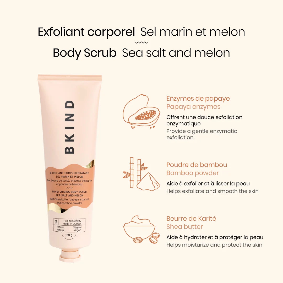 Sea Salt & Melon Body Scrub | BKIND