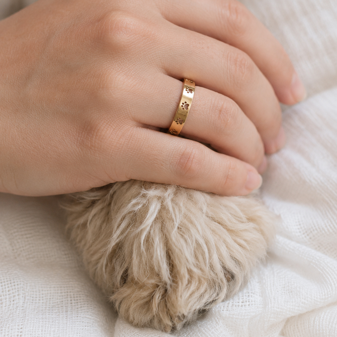 Paw Print Ring