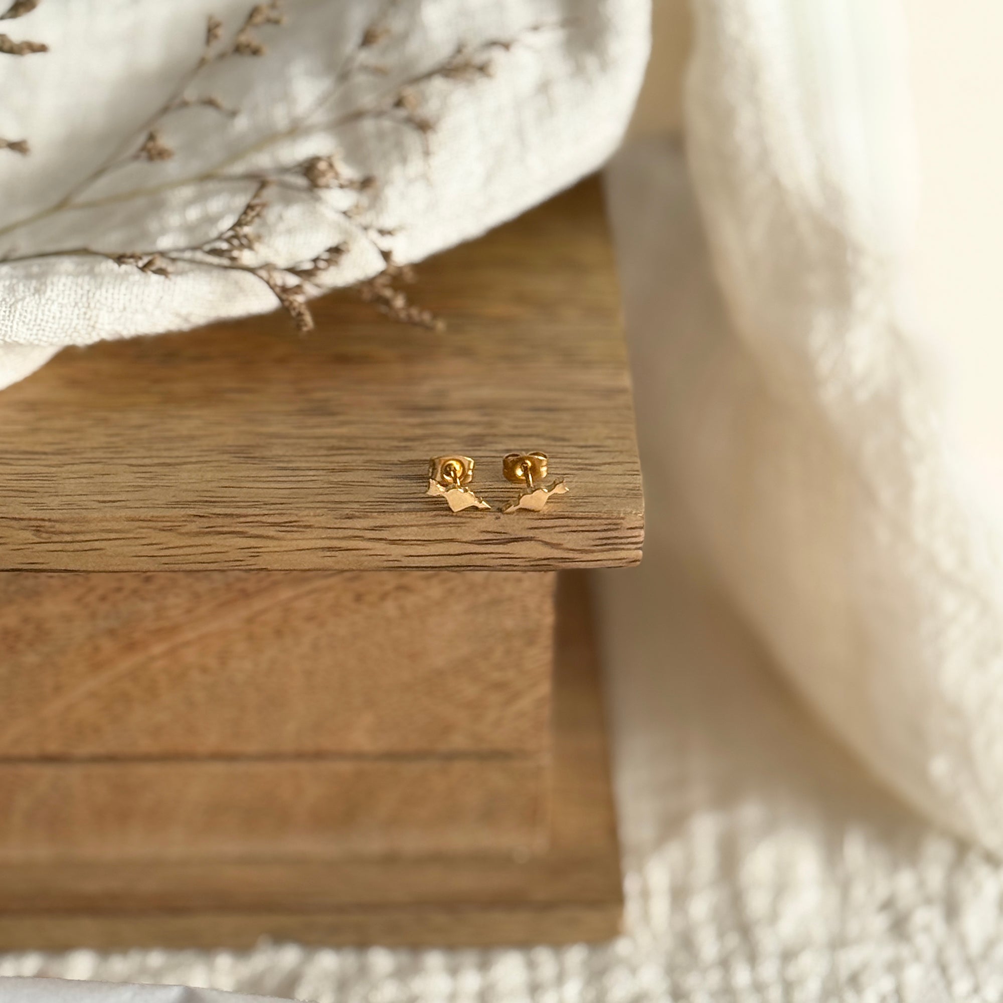 Mini Cupid's Heart Earrings