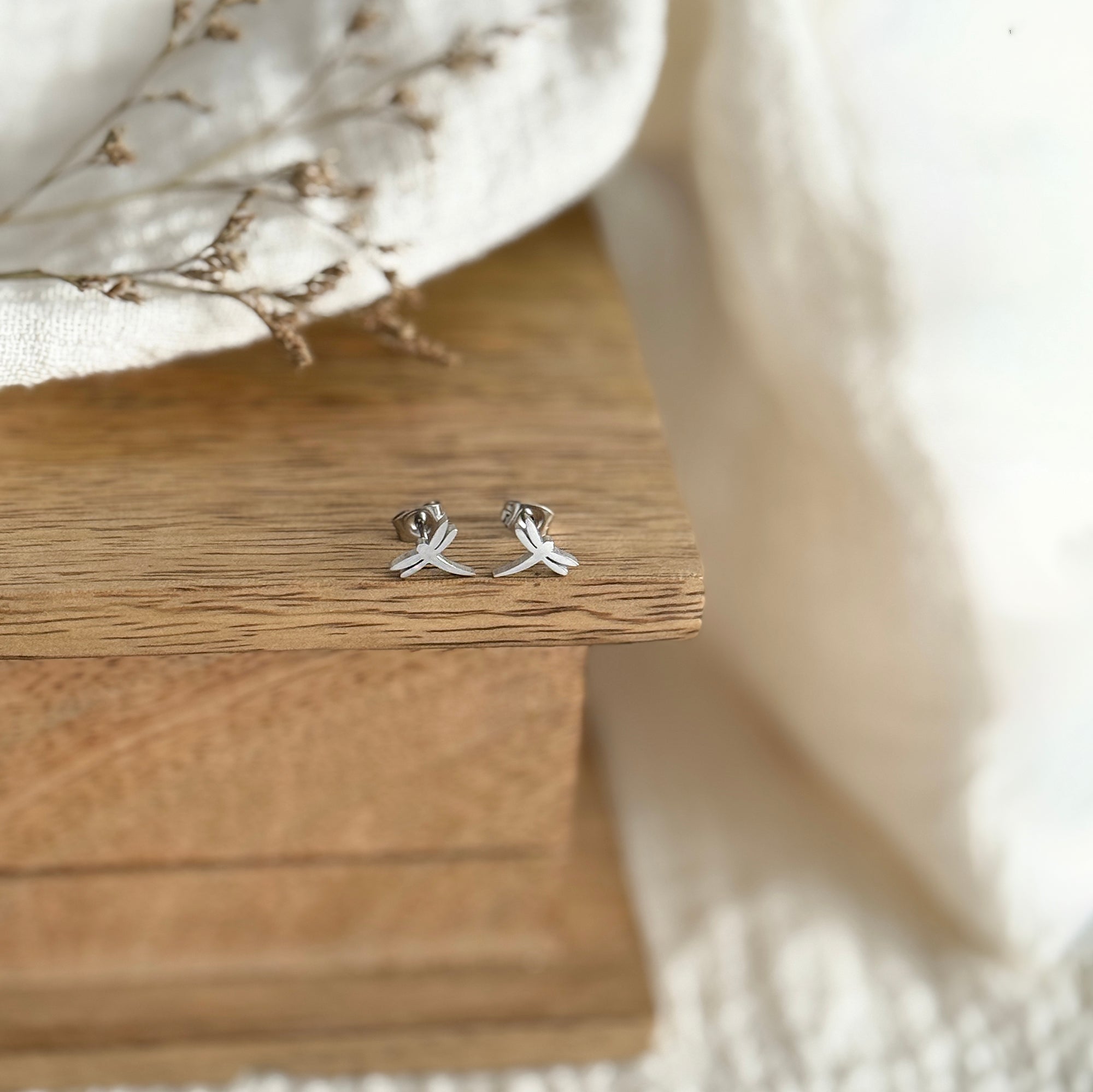 Mini Dragonfly Earrings