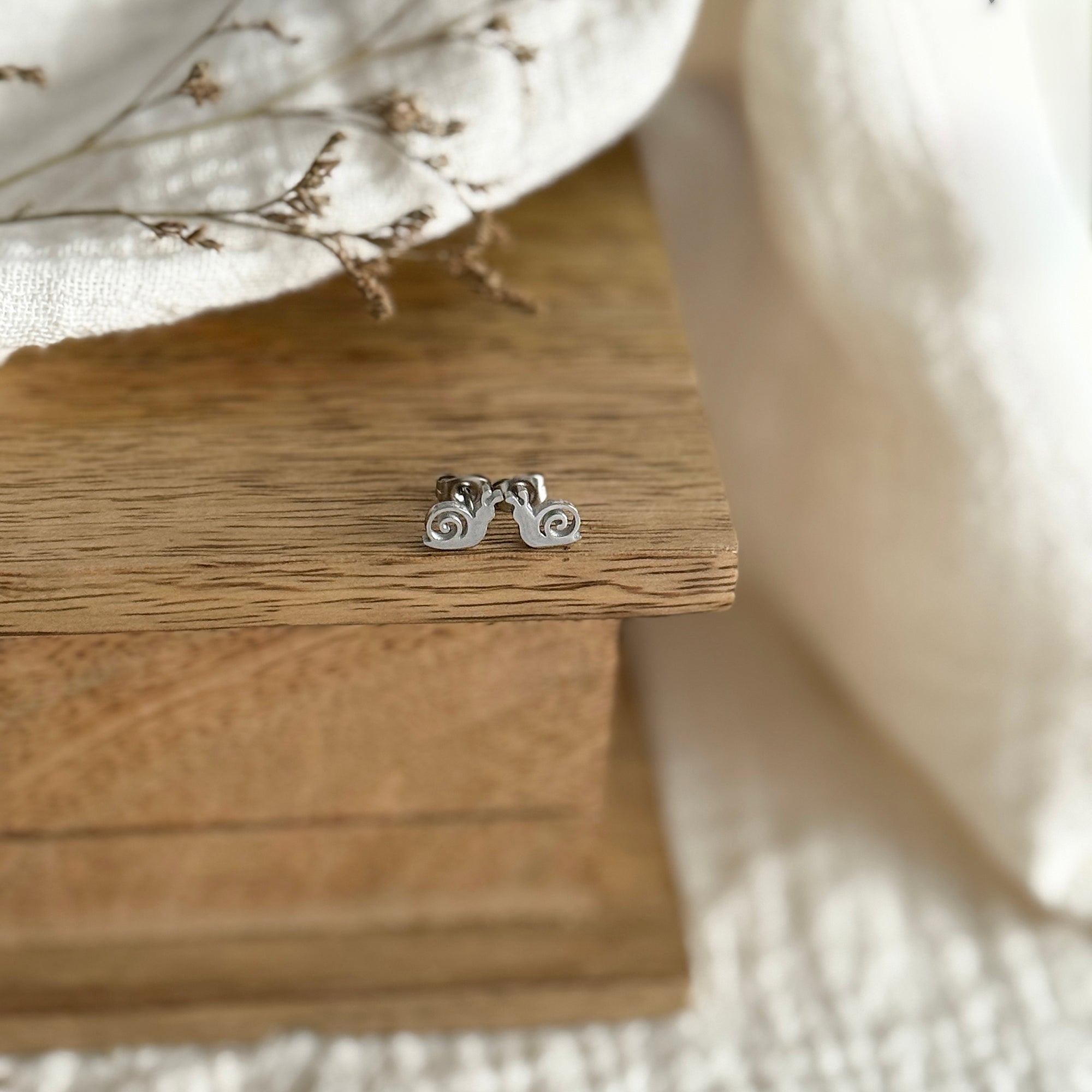 Mini Snail Earrings