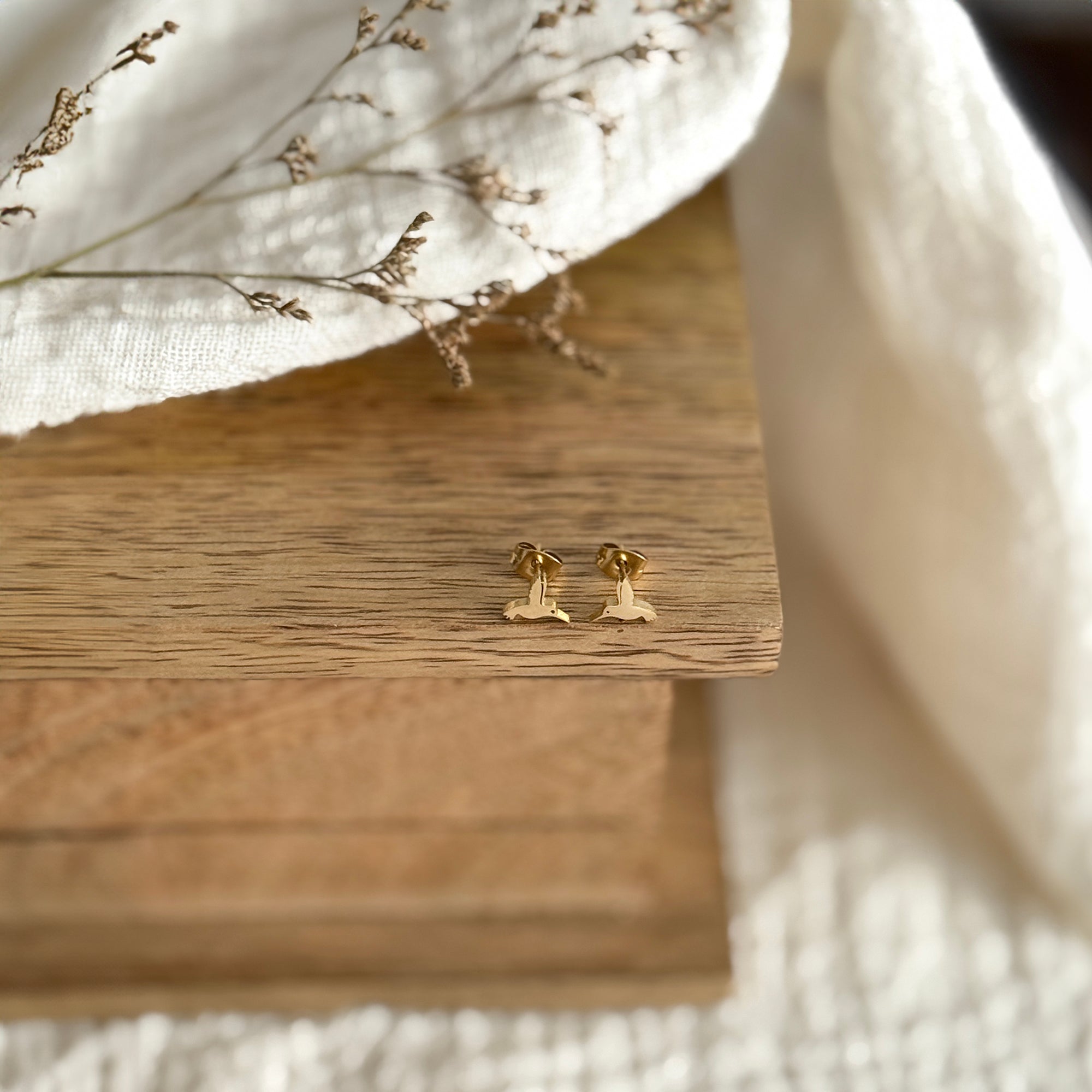 Mini Hummingbird Earrings
