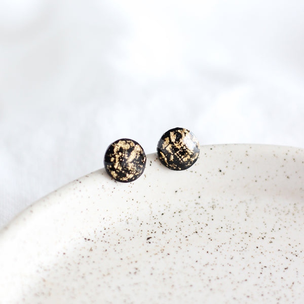 Black & Gold Earrings