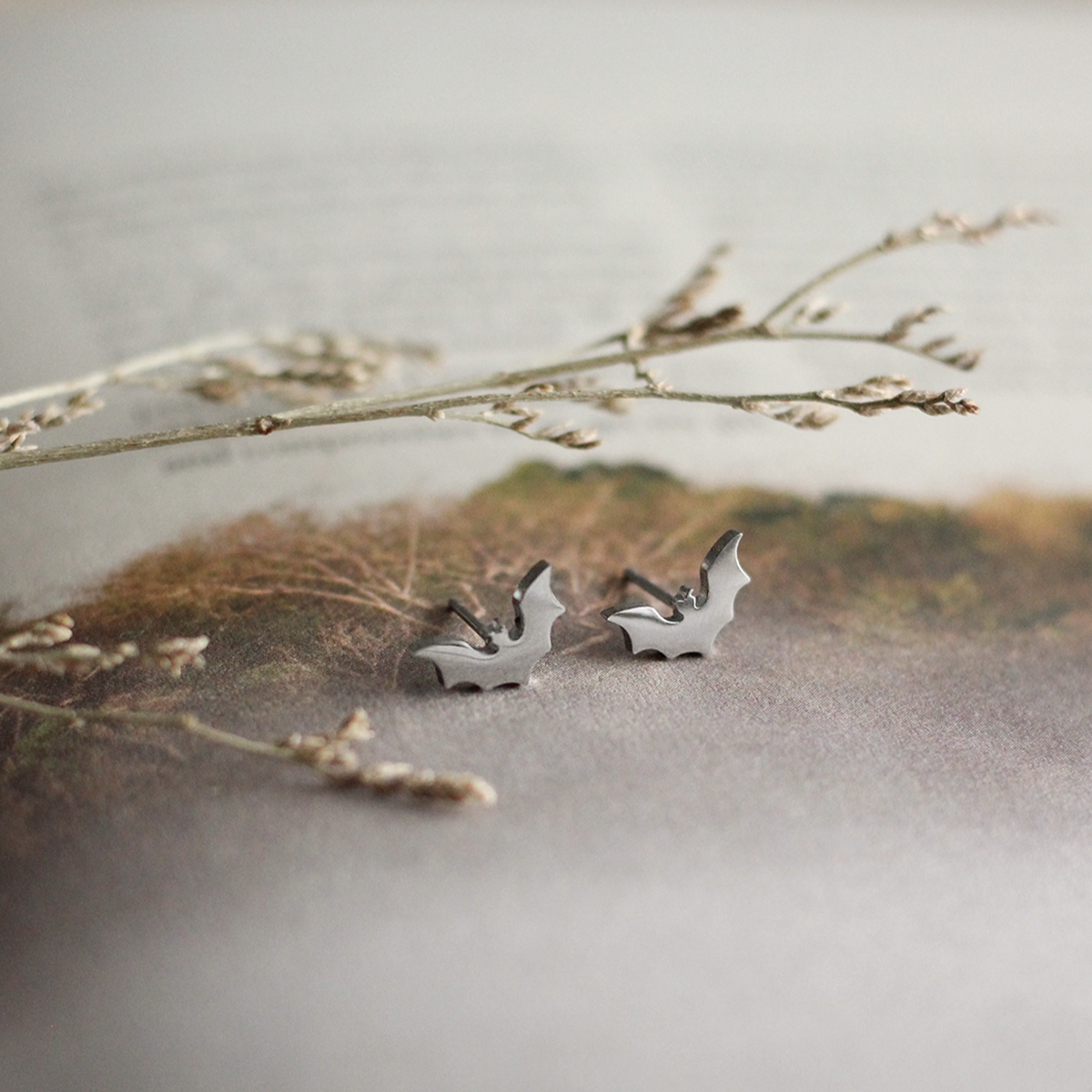 Mini Bat Earrings