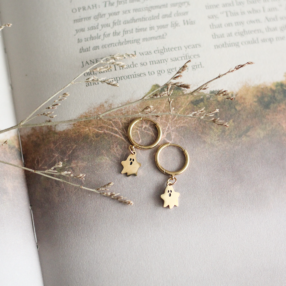 Halloween Huggie Hoops