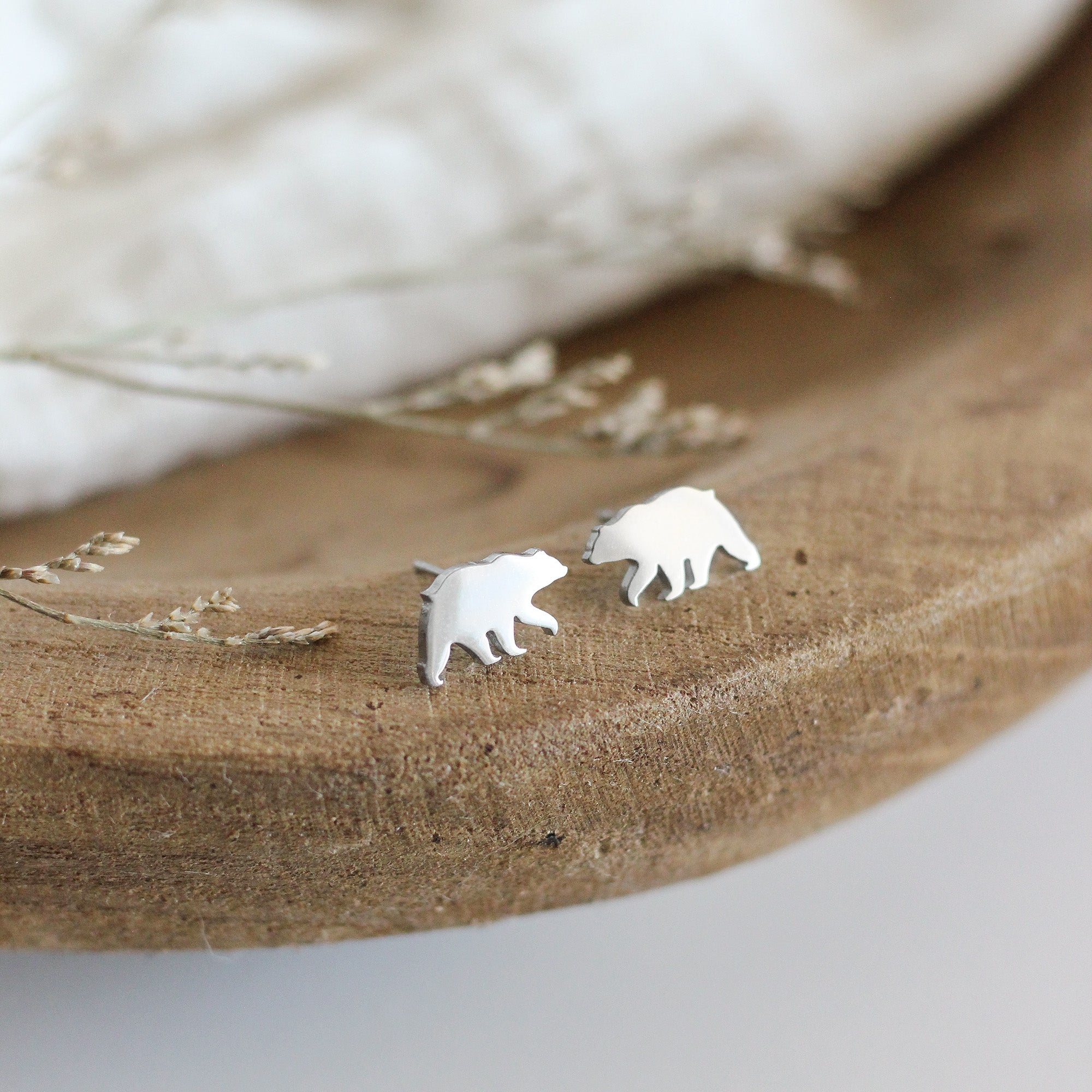 Mini Bear Earrings