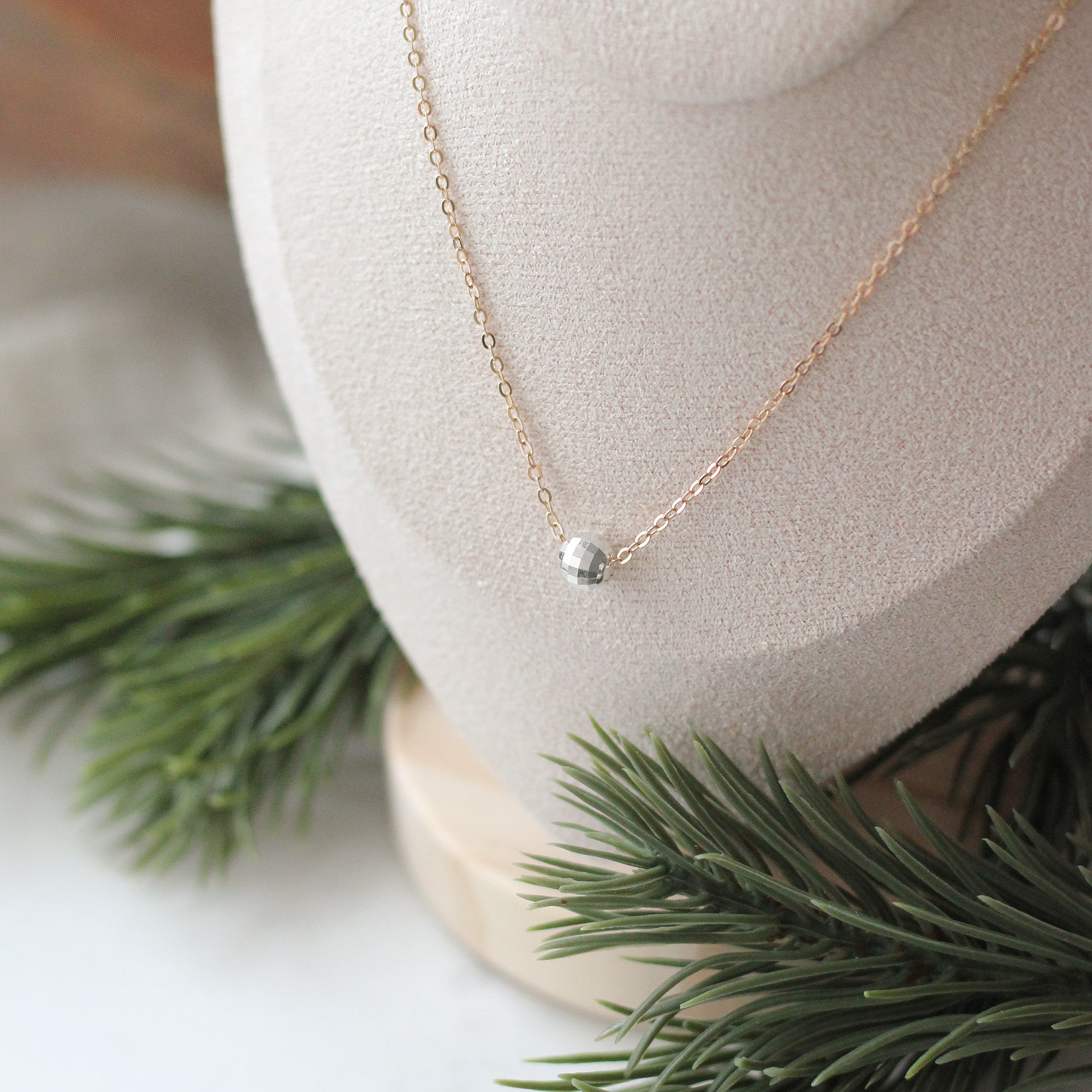 Mirror Ball Necklace