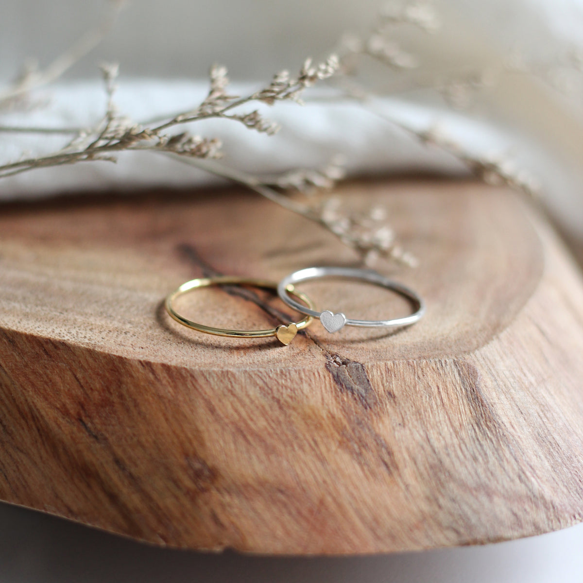 Mini Heart Ring - 14k Gold-fill