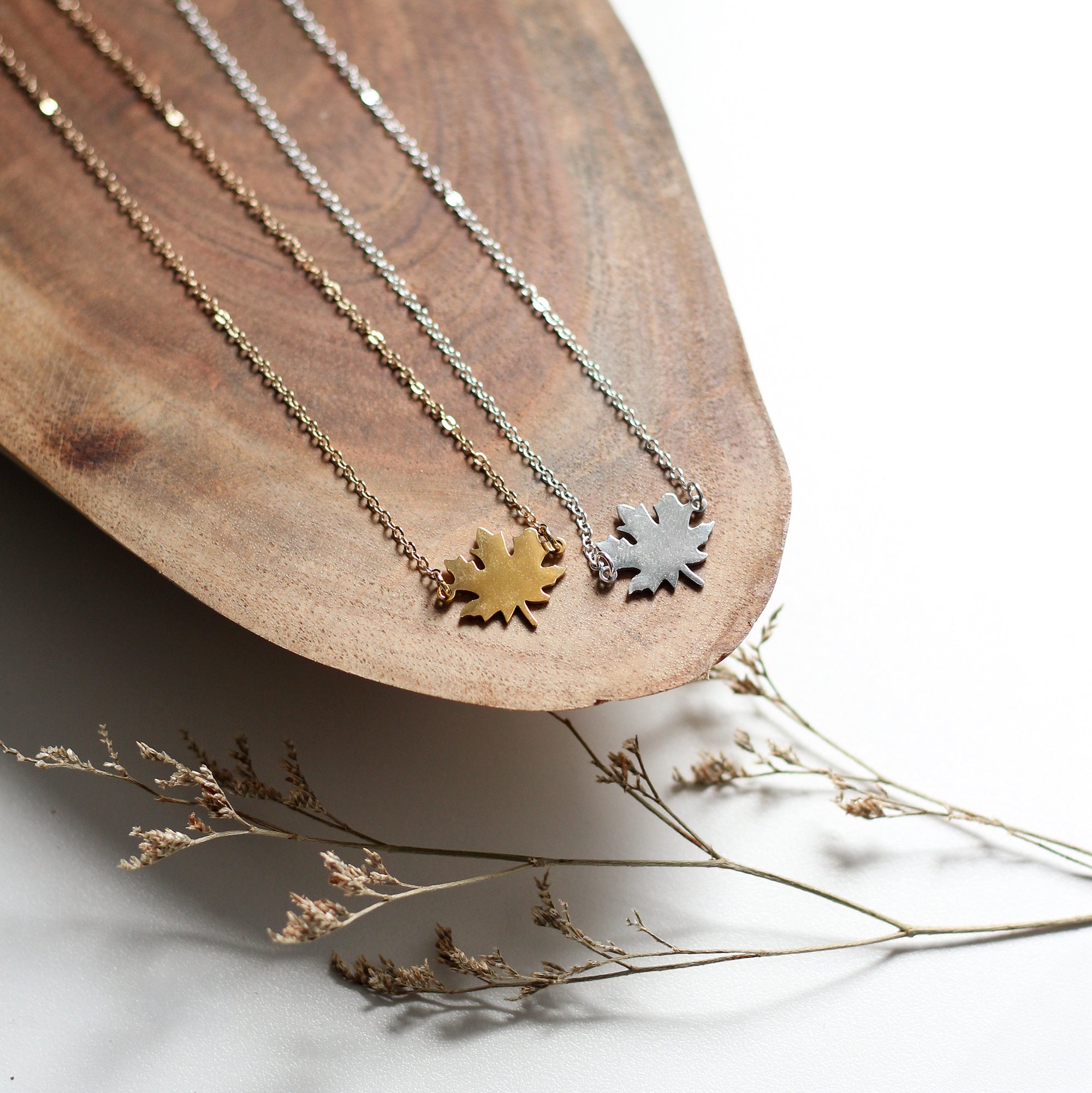 Canadian Maple Necklace