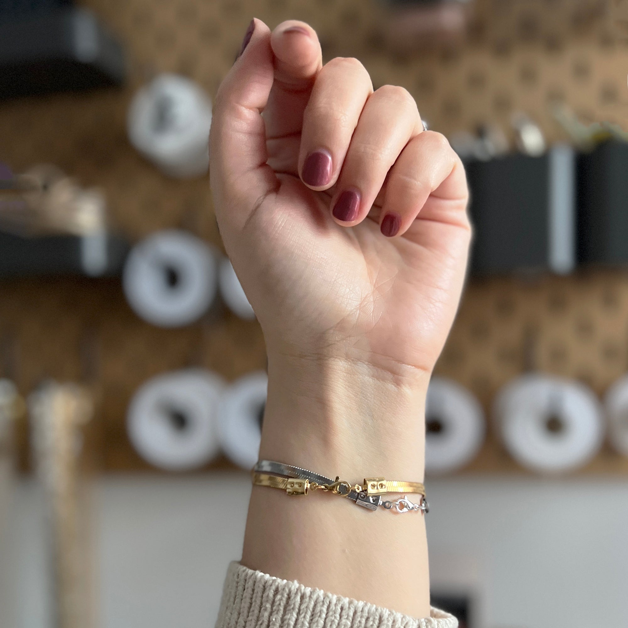 Herringbone Chain Bracelet