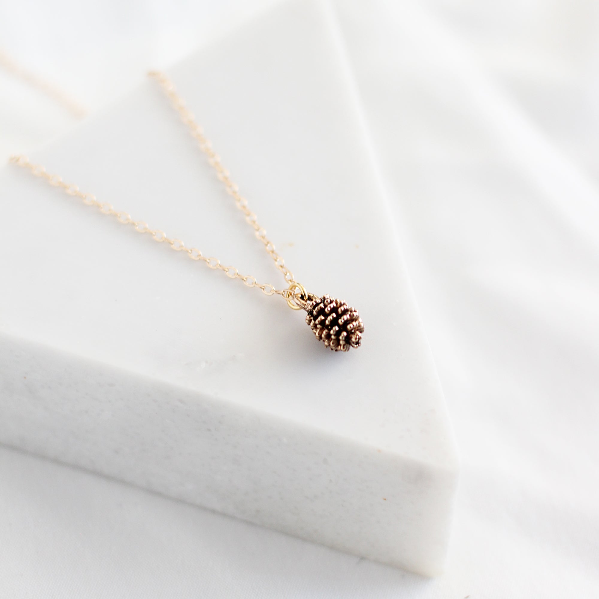 Mini Pine Cone Necklace