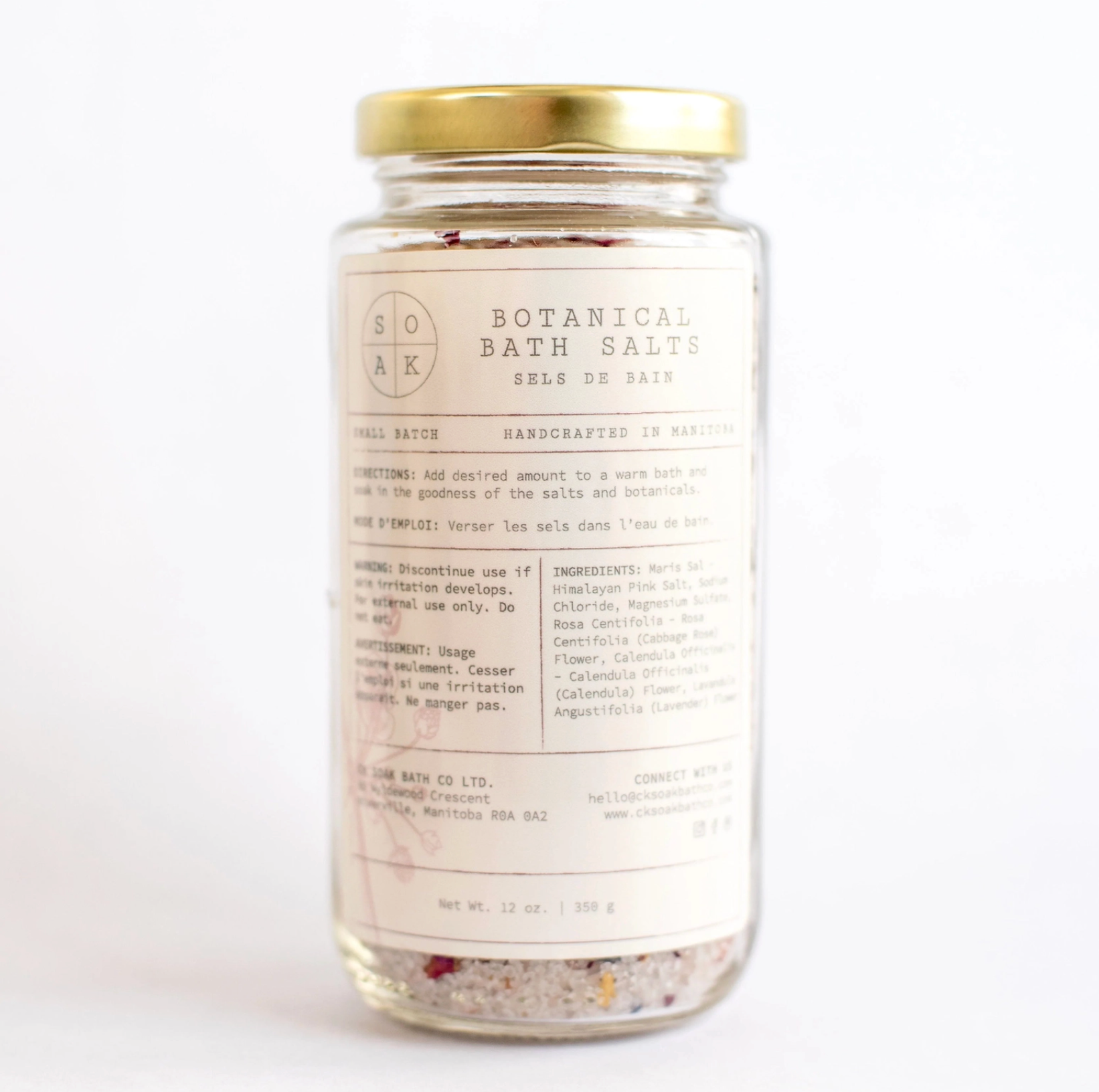 Botanical Bath Salts | SOAK Bath Co.