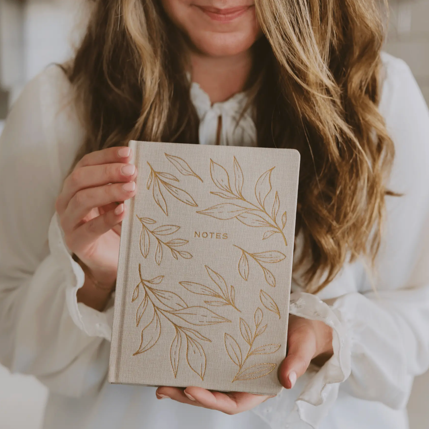 Gold Leaves Notebook