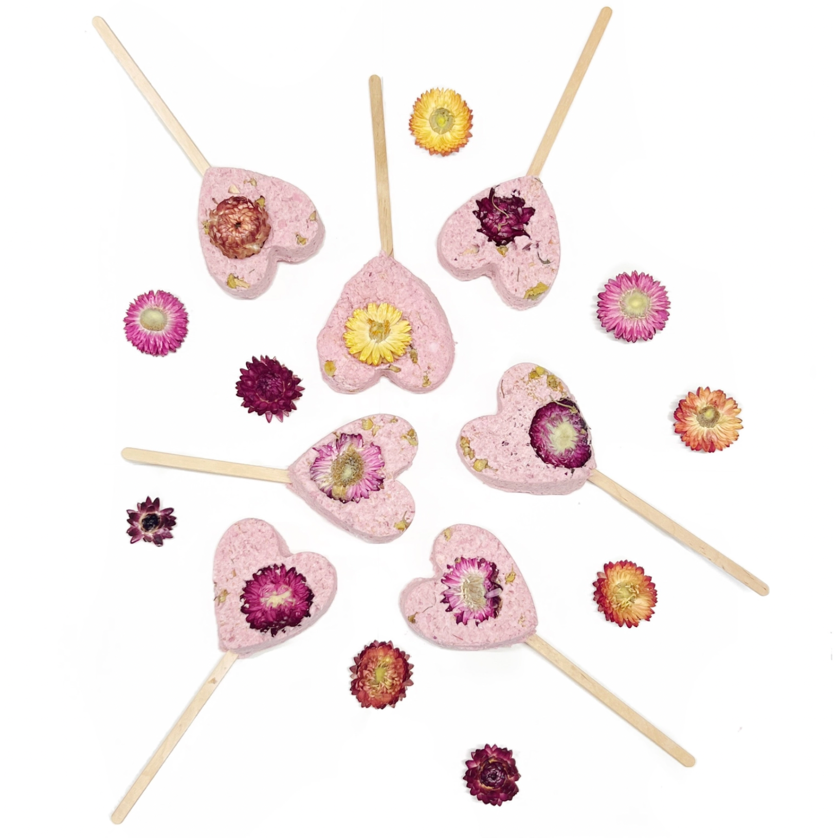 Floral Heart Bath Pop