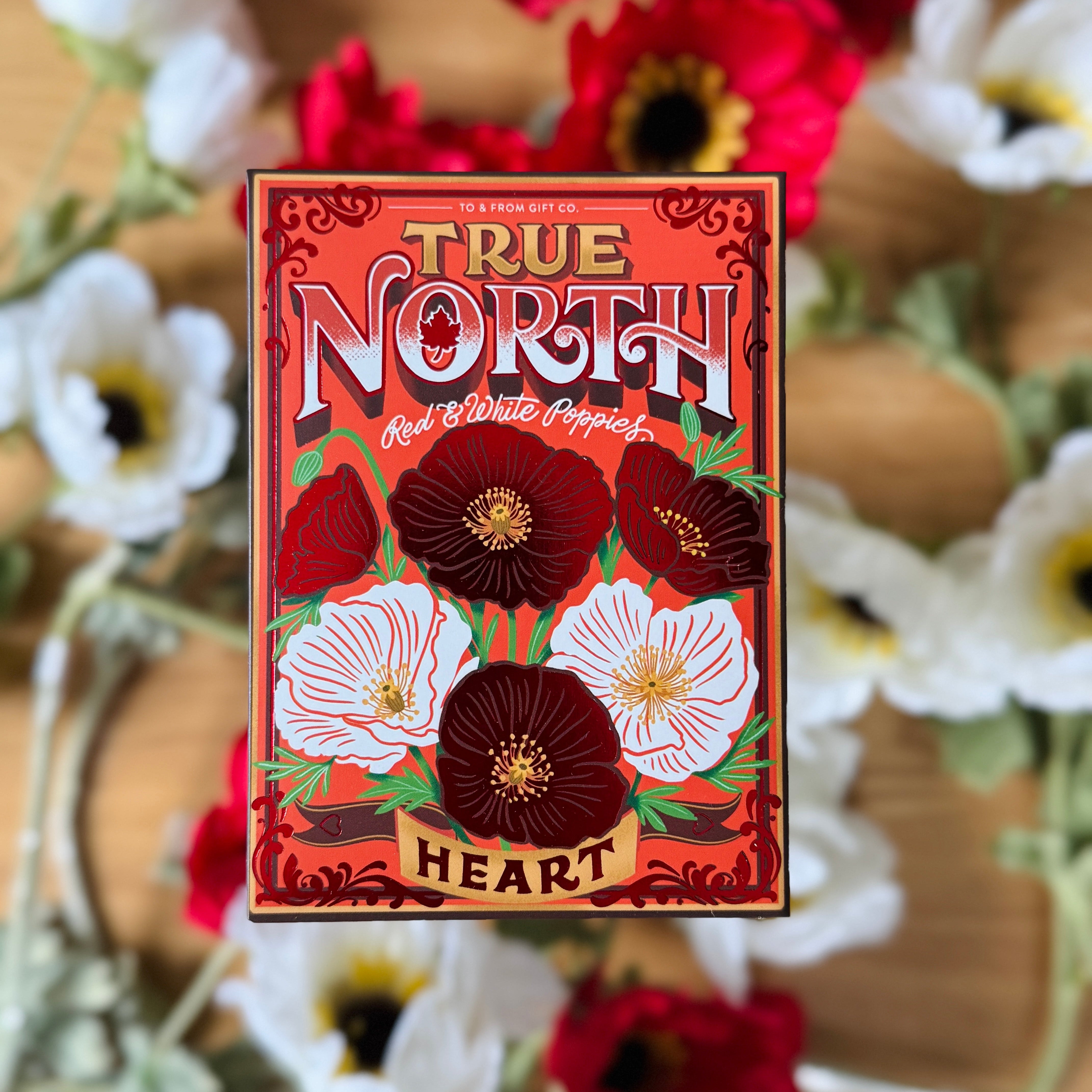True North Red & White Poppies Seed Pack