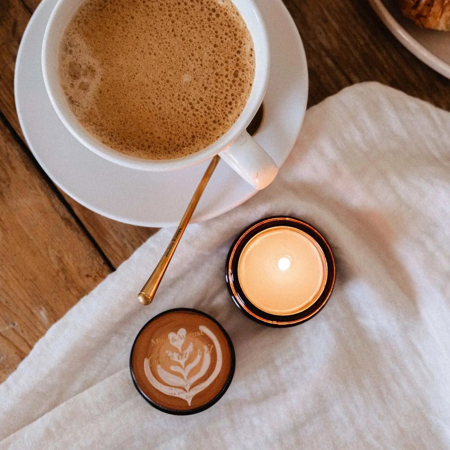 Mini Soy Wax Candle — Café Au Lait