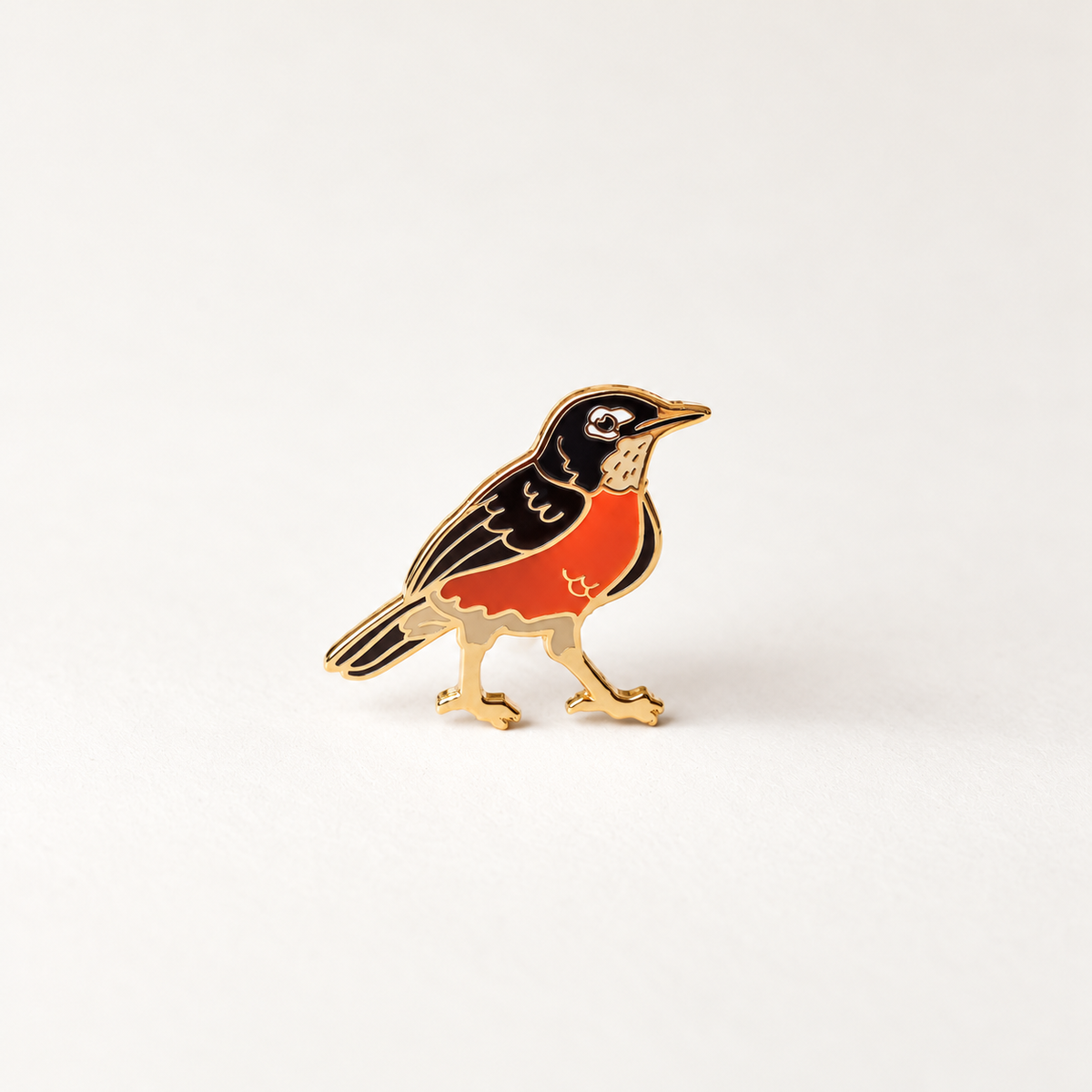 American Robin Enamel Pin