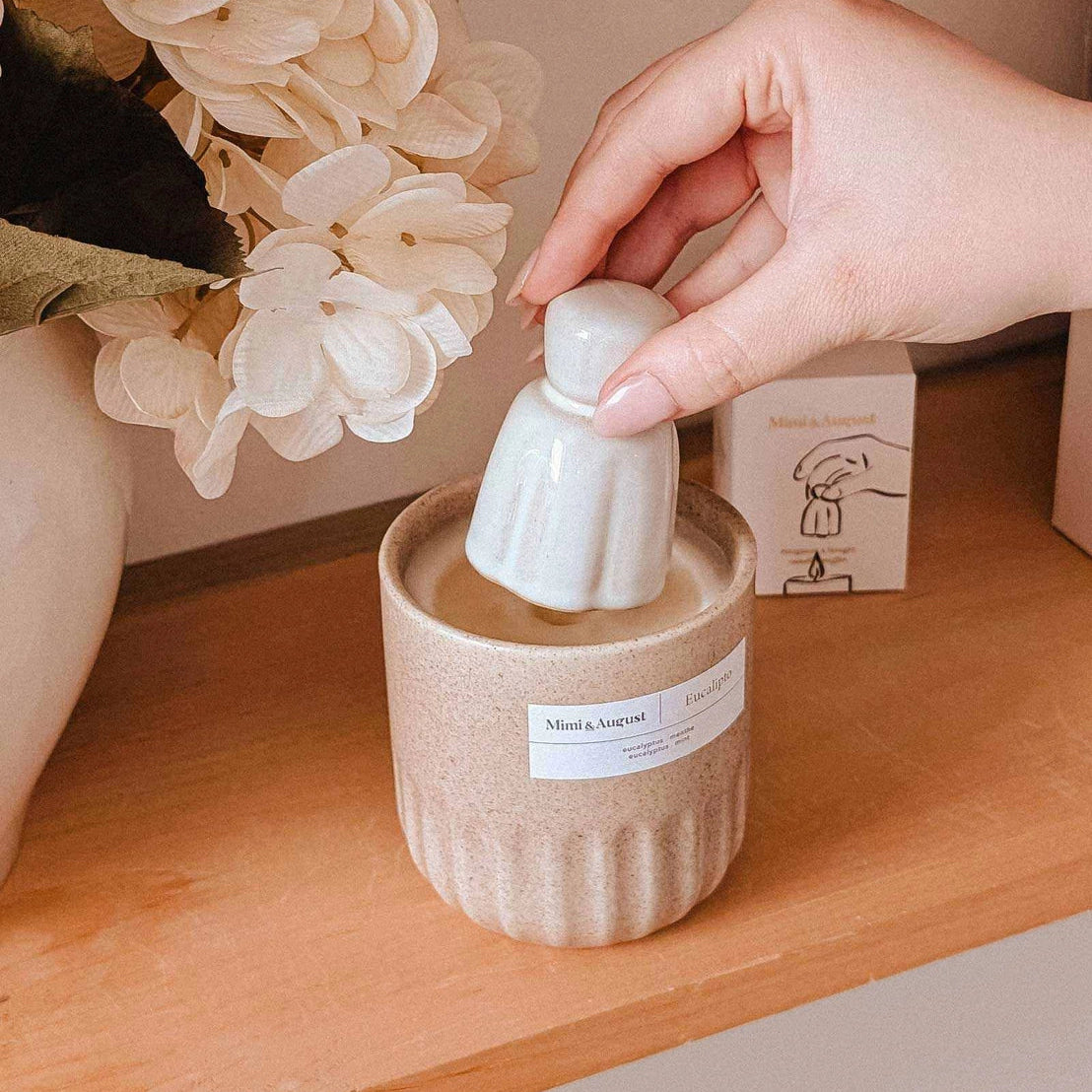 Ceramic Candle Snuffer