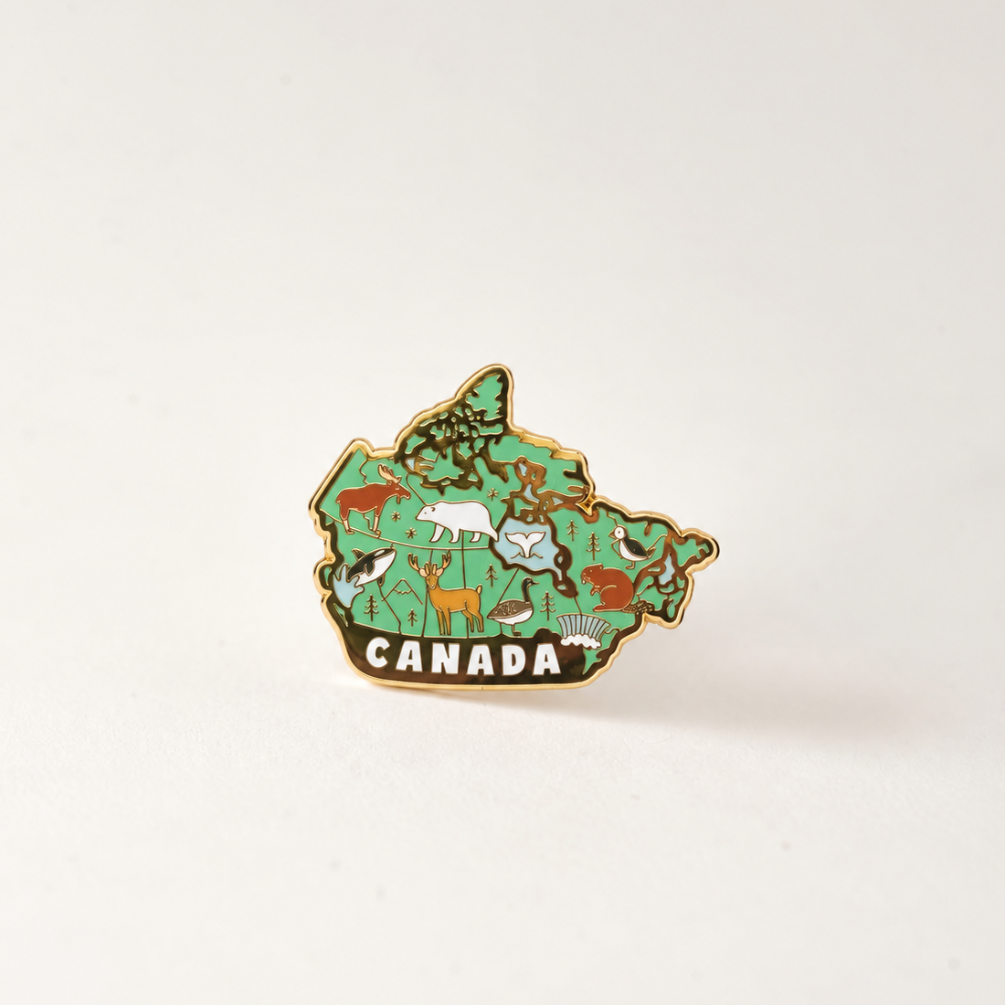 Map of Canada Enamel Pin