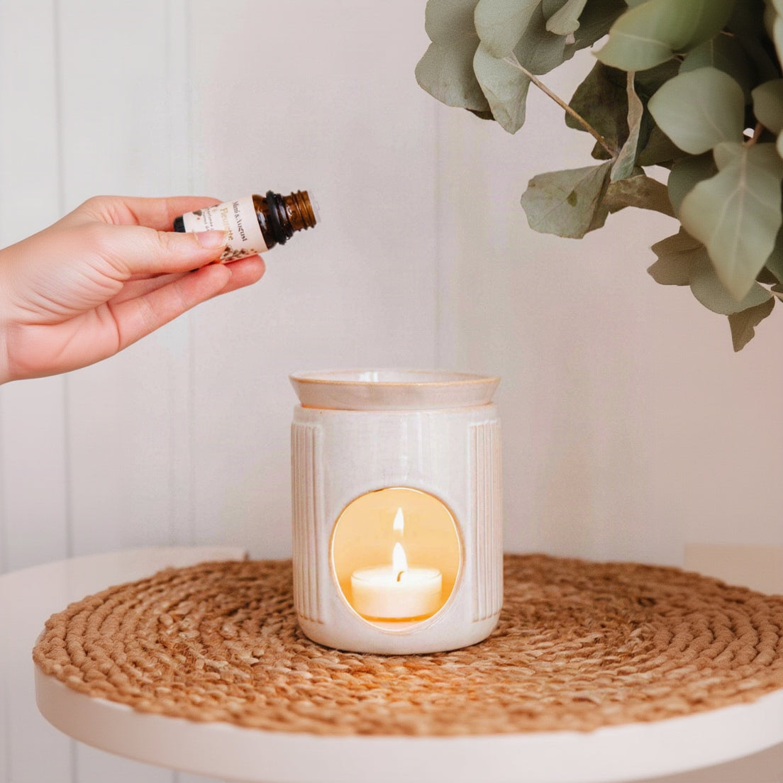 Ribbed Ceramic Aroma Diffuser