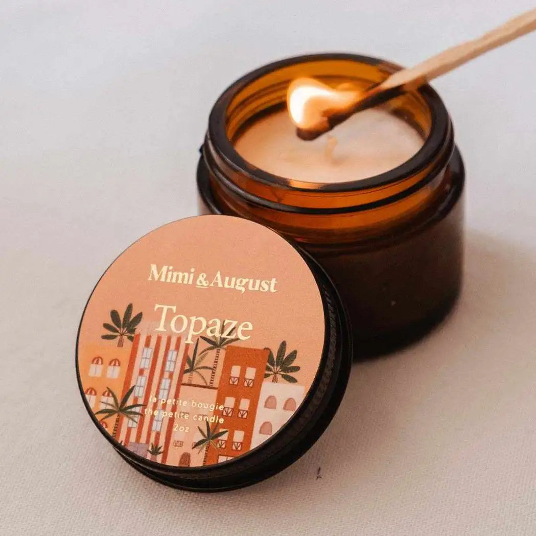 Mini Soy Wax Candle — Topaze